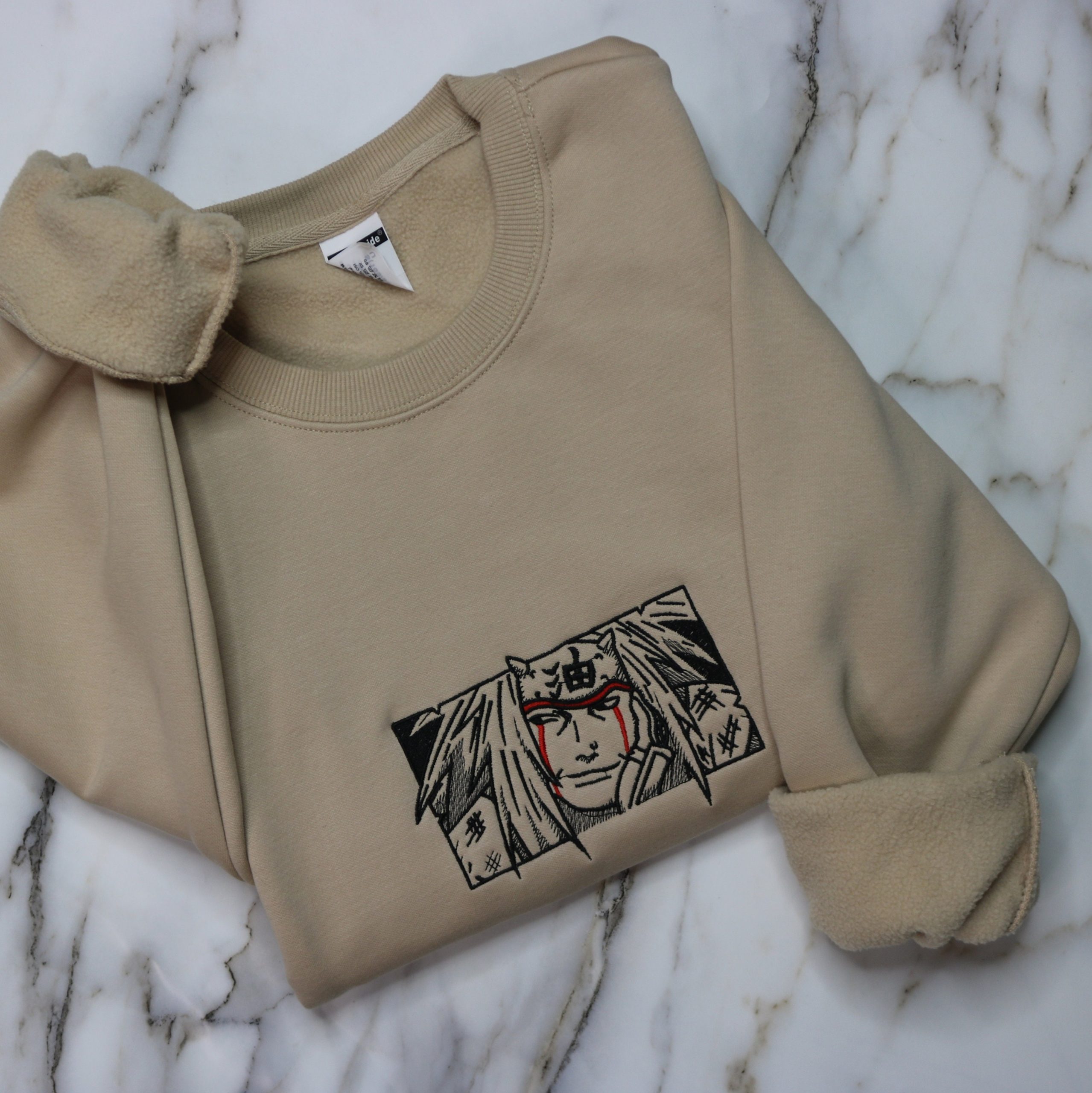 Jirai Embroidered Ninja Sweatshirt Jirai Embroidered Ninja Sweatshirt
