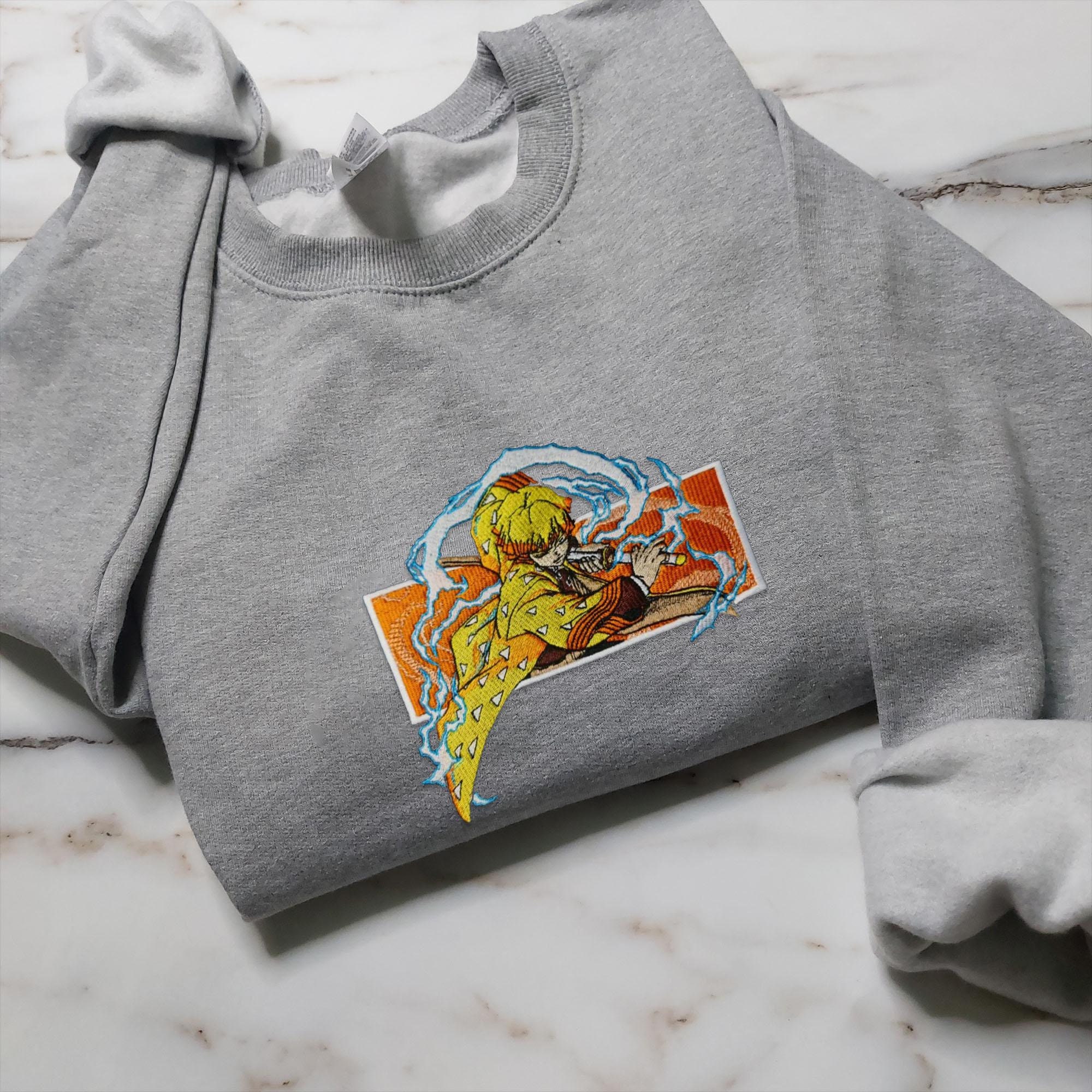 Zenittsu Embroidered Anime Sweater Shirt Zenittsu Embroidered Anime Sweater Shirt