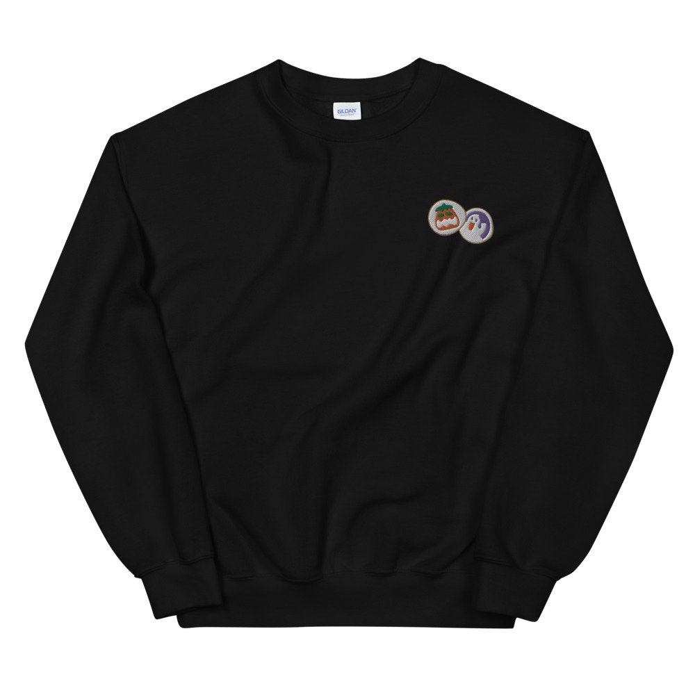Halloween Sugar Cookie Embroidered Unisex Crewneck Sweatshirt Halloween Sugar Cookie Embroidered Unisex Crewneck Sweatshirt