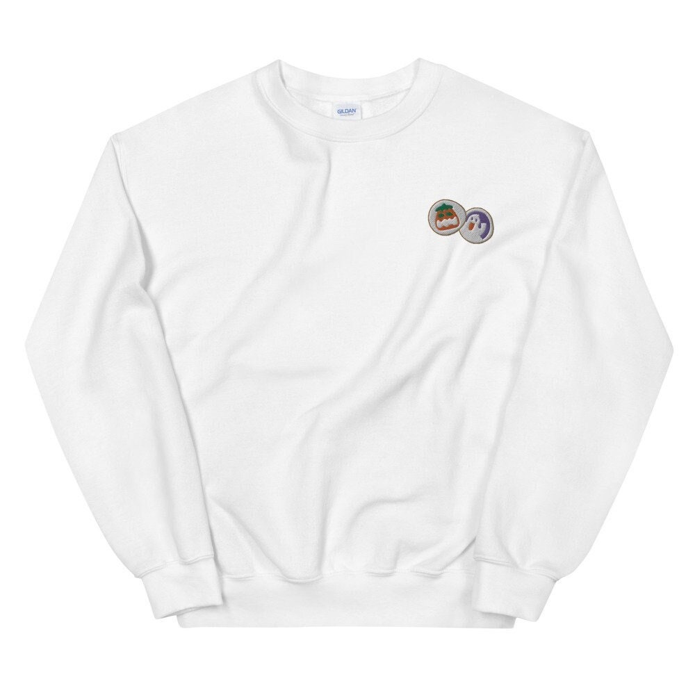 Halloween Sugar Cookie Embroidered Unisex Crewneck Sweatshirt Halloween Sugar Cookie Embroidered Unisex Crewneck Sweatshirt