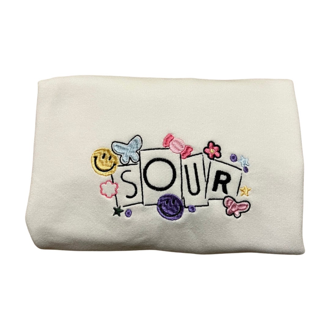 Sour Album Embroidered Sweatshirt Sour Album Embroidered Sweatshirt