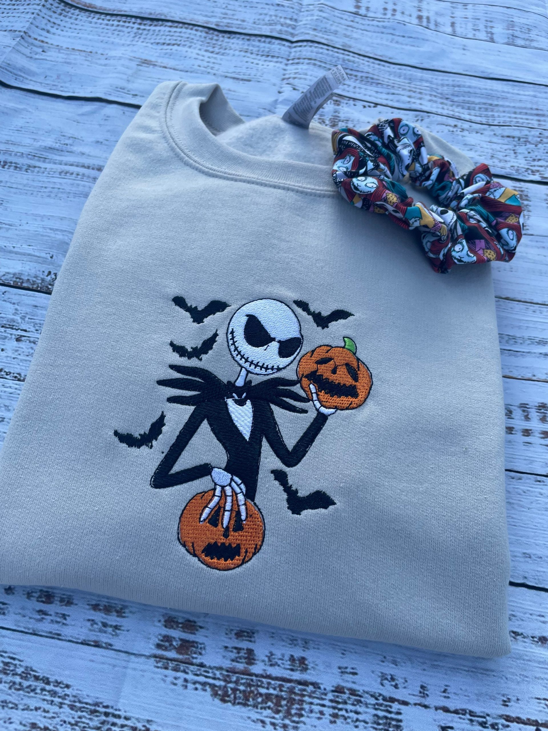 The Pumpkin King Embroidered Sweatshirt Nightmare Before Christmas The Pumpkin King Embroidered Sweatshirt Nightmare Before Christmas