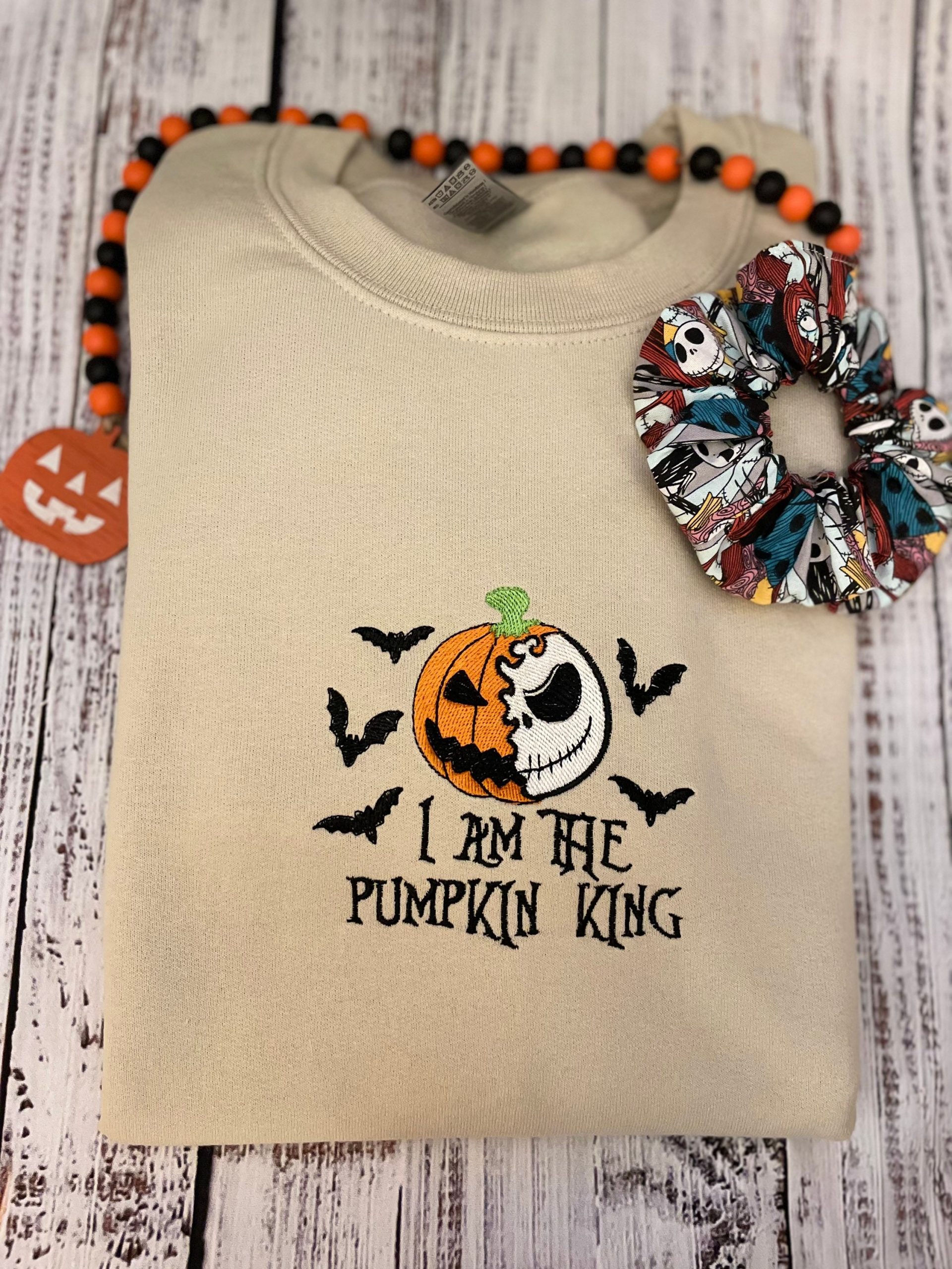 I Am The Pumpkin King Sweatshirt Halloween Nightmare Before Christmas Crewneck I Am The Pumpkin King Sweatshirt Halloween Nightmare Before Christmas Crewneck