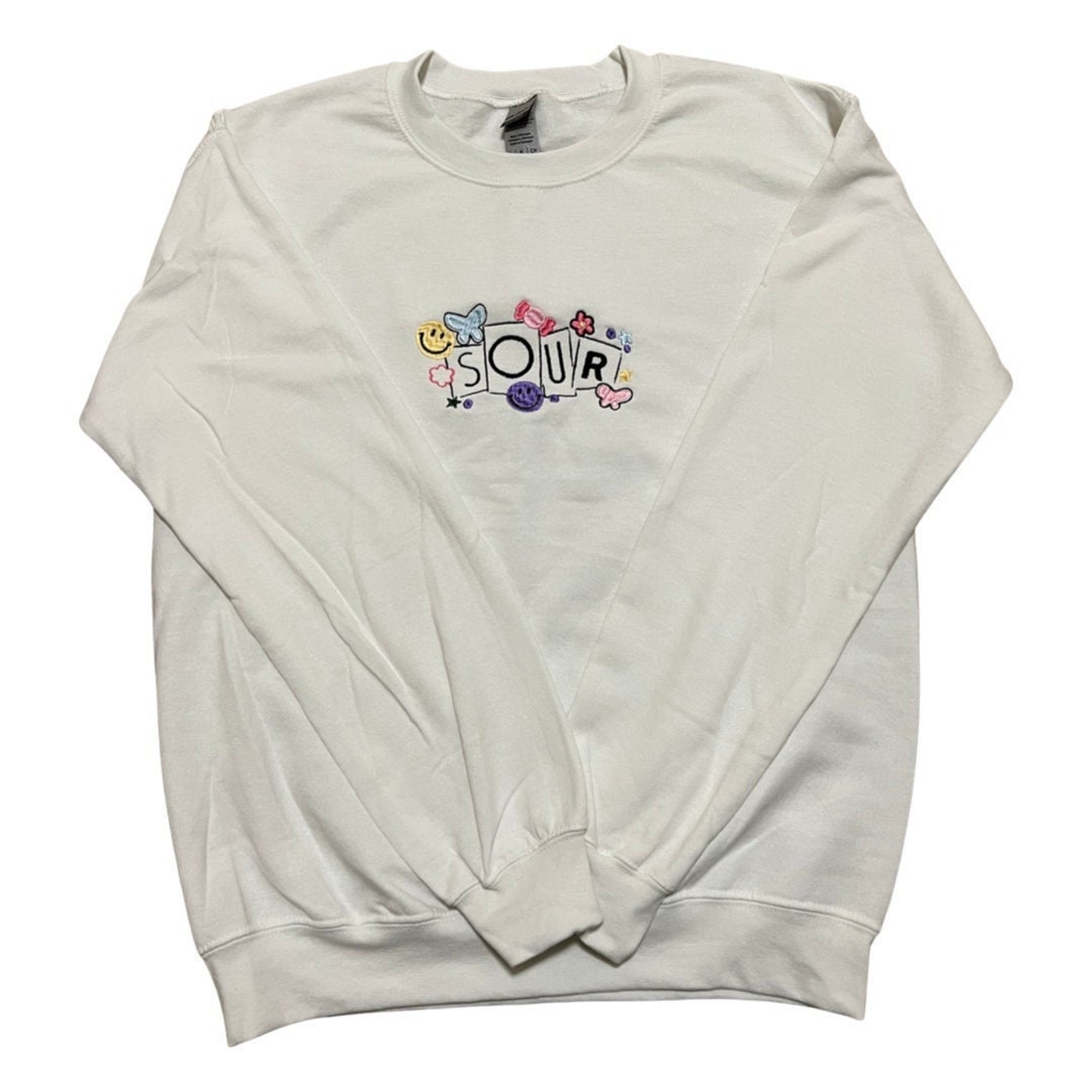 Sour Album Embroidered Sweatshirt Sour Album Embroidered Sweatshirt