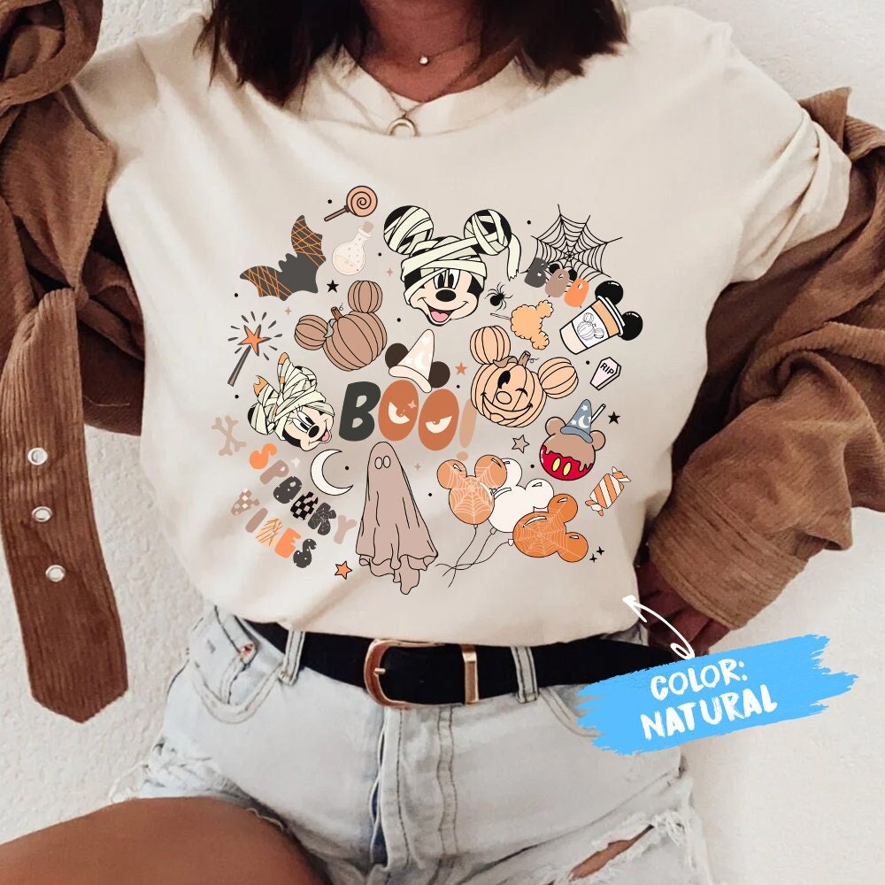 Disney Spooky Vibes Halloween Shirt Disney Spooky Vibes Halloween Shirt