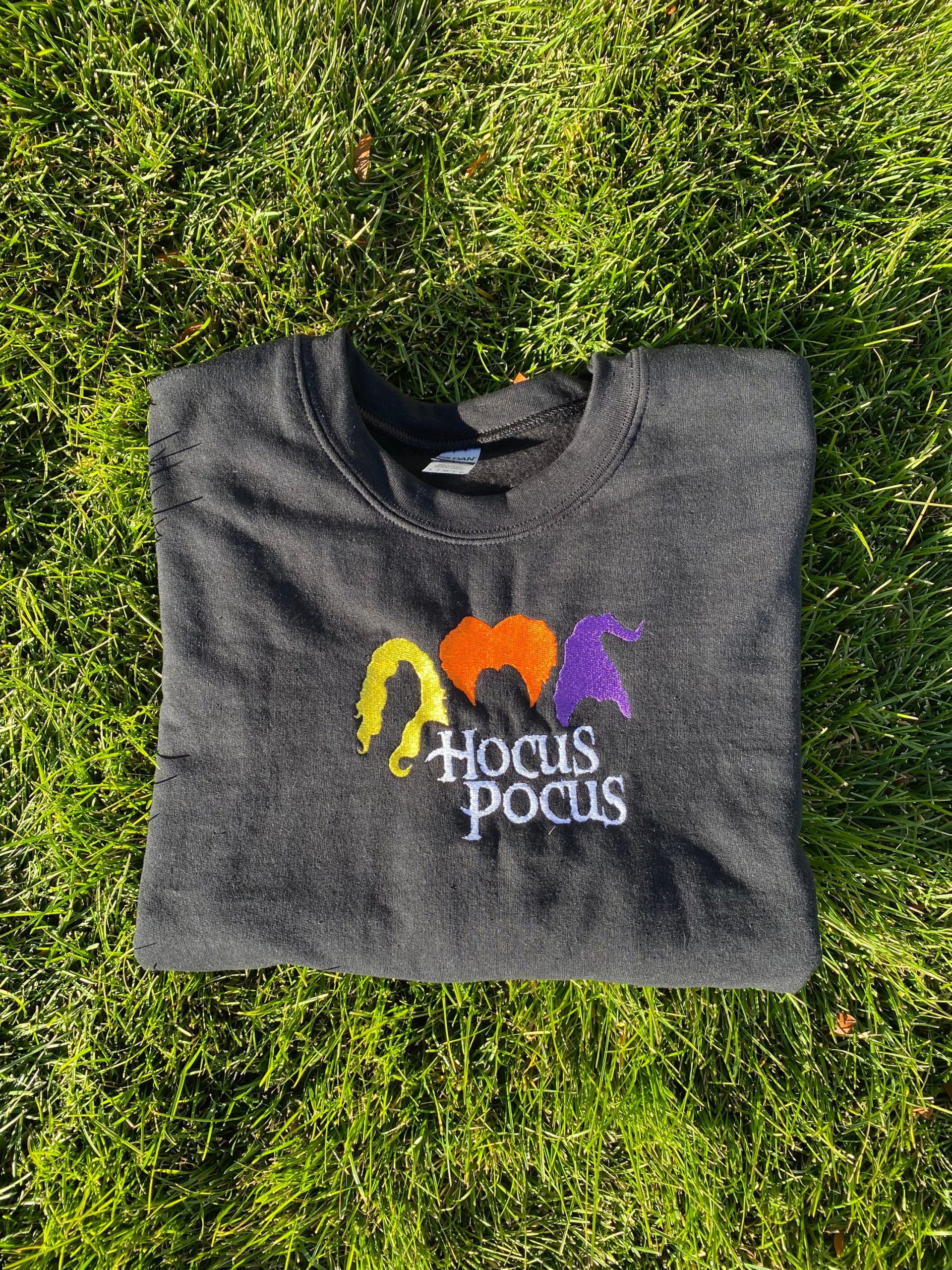 Hocus Pocus Sanderson Sisters Embroidered Sweatshirt Hoodie Hocus Pocus Sanderson Sisters Embroidered Sweatshirt Hoodie