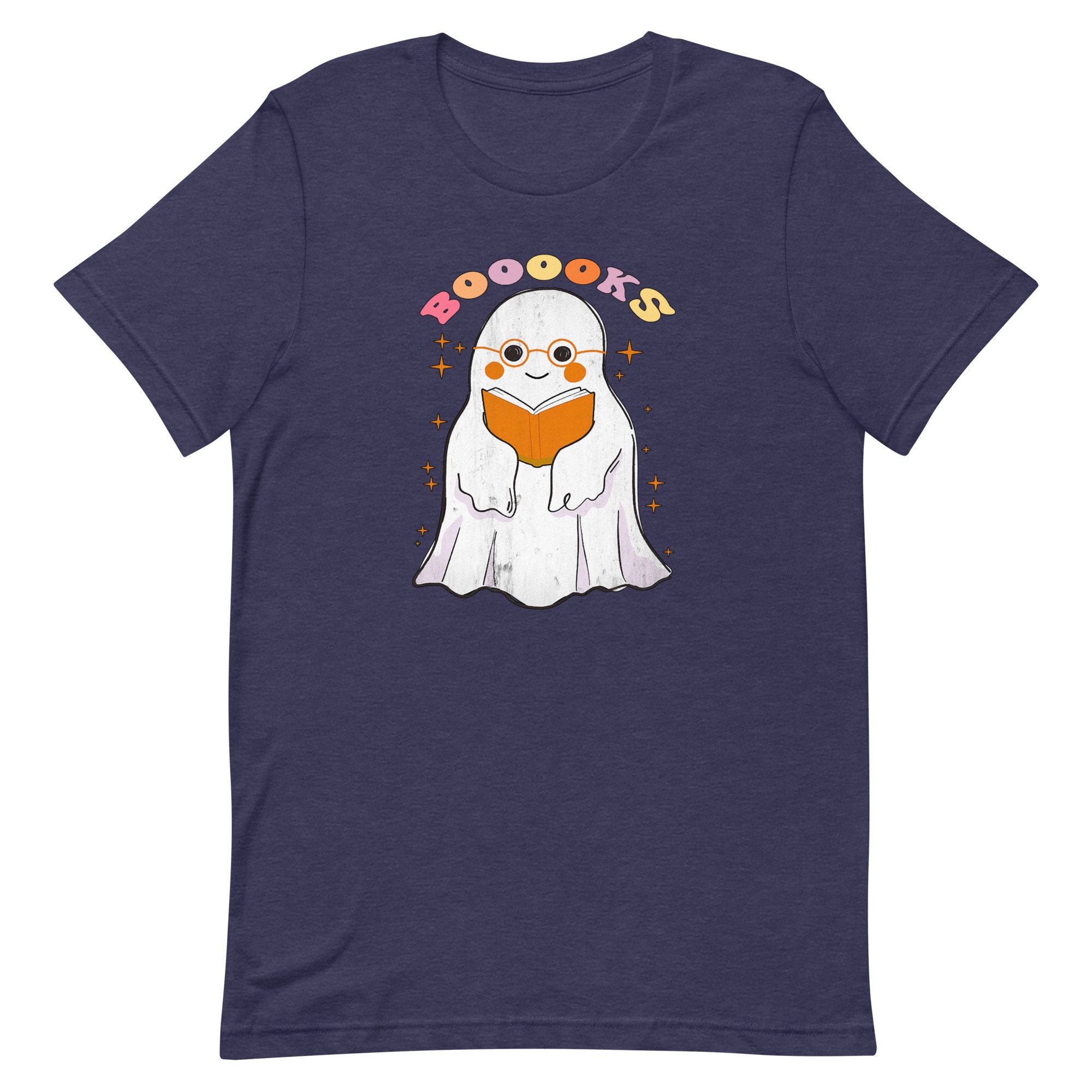 Boo Books Teacher Funny Ghost T-Shirt For Halloween Boo Books Teacher Funny Ghost T-Shirt For Halloween