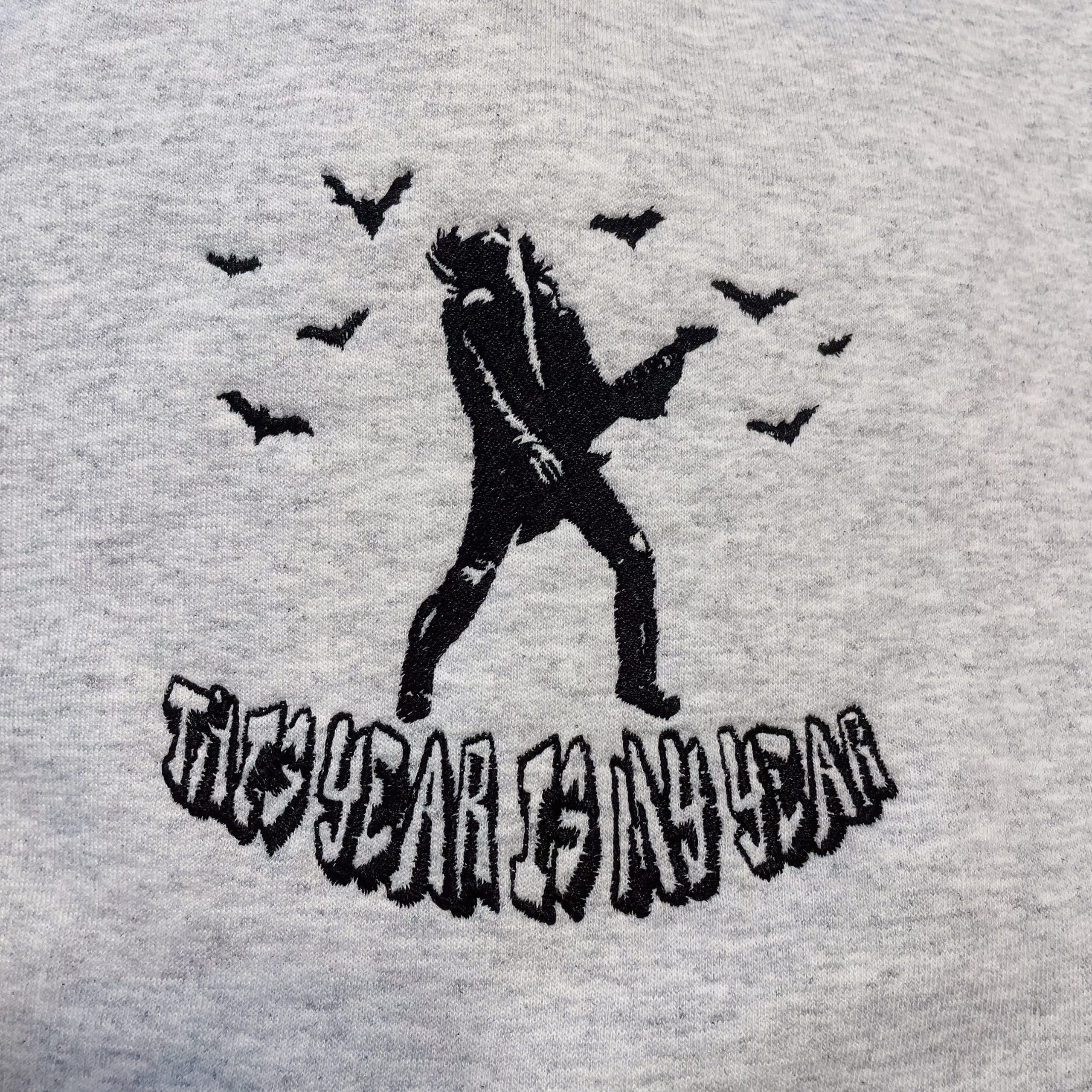 Upside Down Most Metal Ever Concert Embroidered Sweatshirt Crewneck Upside Down Most Metal Ever Concert Embroidered Sweatshirt Crewneck