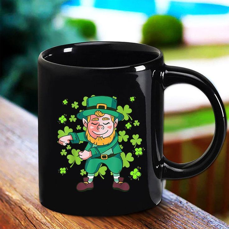 St Patrick Day Gift Floss Like A Boss Leprechaun Green Black Mug St Patrick Day Gift Floss Like A Boss Leprechaun Green Black Mug