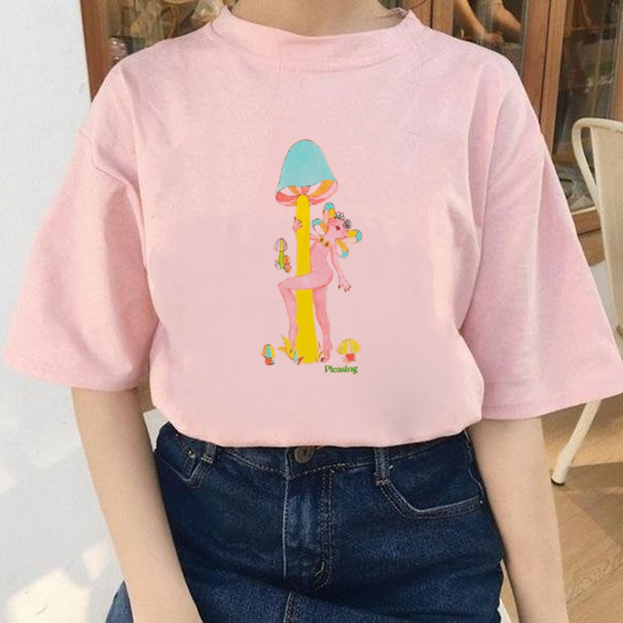 Mick Fleetwood Frog Pleasing Shroom Bloom Inspired Crewneck Sweatshirt Mick Fleetwood Frog Pleasing Shroom Bloom Inspired Crewneck Sweatshirt