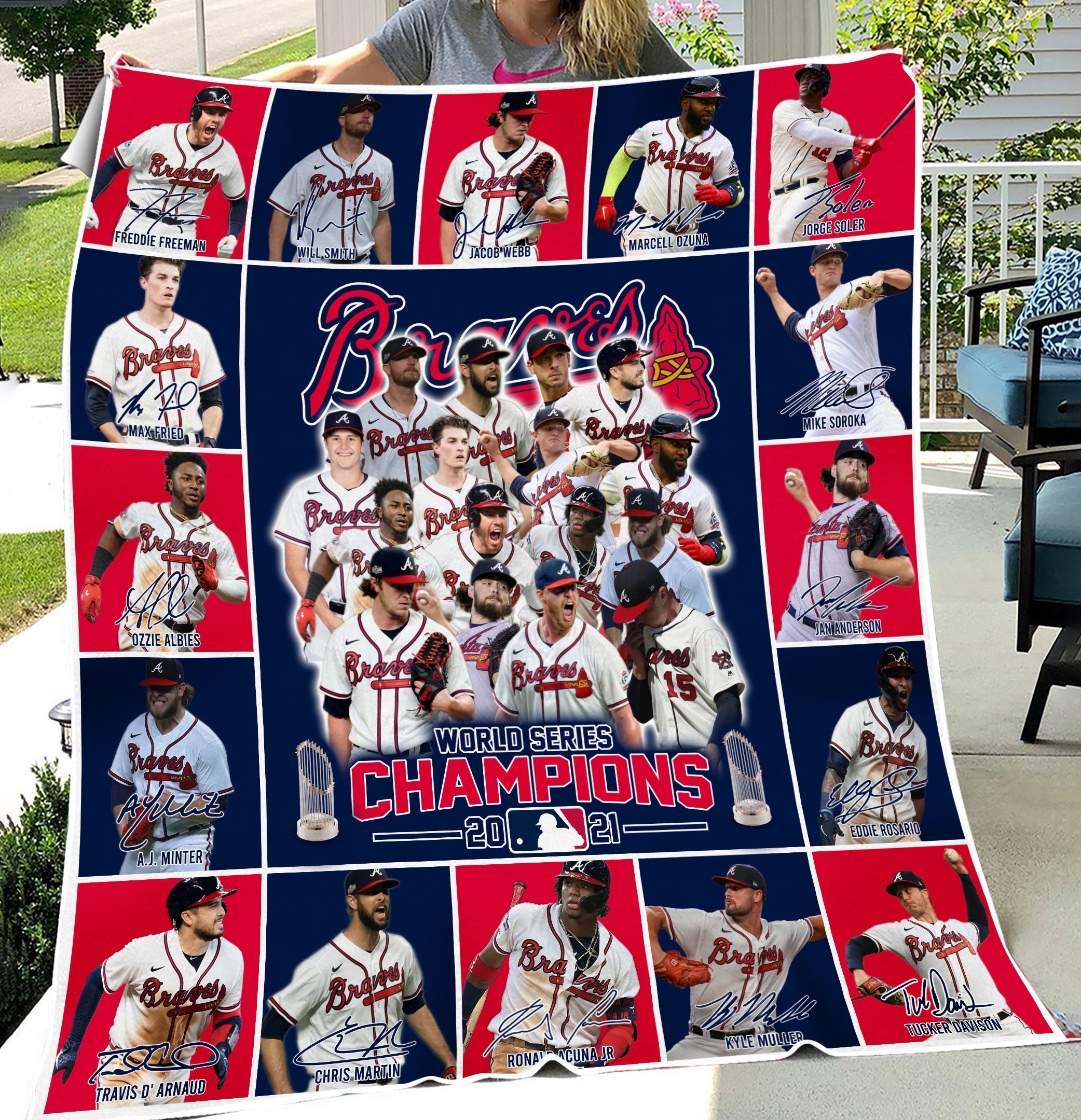 2021 World Series Champions Fleece Blanket 2021 World Series Champions Fleece Blanket