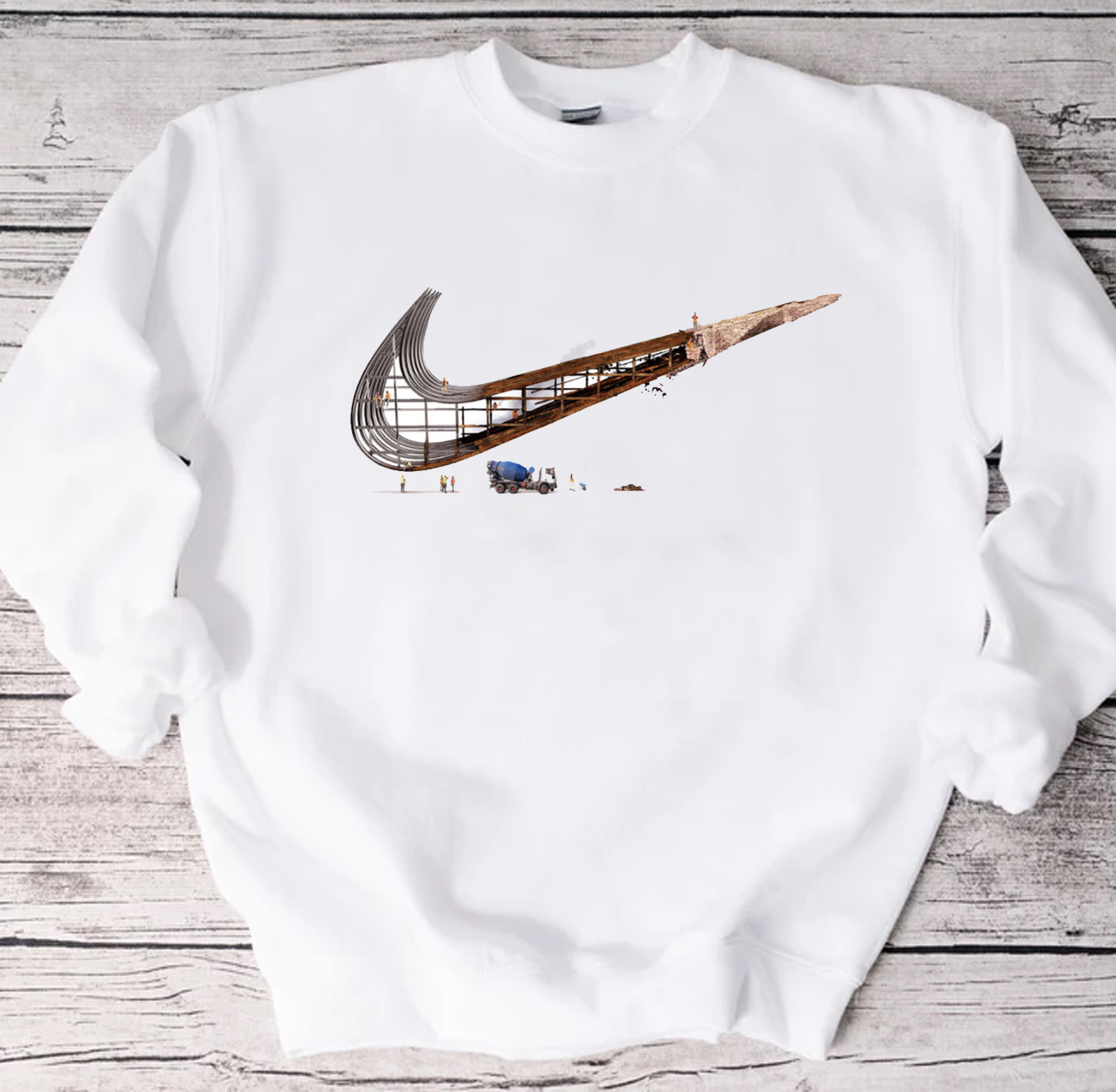 Vintage Nike Sweatshirt – Custome Nike Logo Sweatshirt Vintage Nike Sweatshirt – Custome Nike Logo Sweatshirt