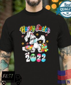Dabbing Rabbit Easter Day Eggs Dab Happy 2022 Shirt