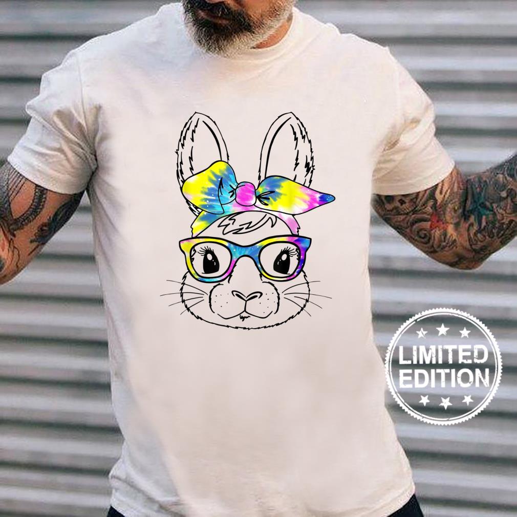 Easter Day 2022 Dy Cute Bunny Face Tie Dye Glasses Kid Shirt Easter Day 2022 Dy Cute Bunny Face Tie Dye Glasses Kid Shirt