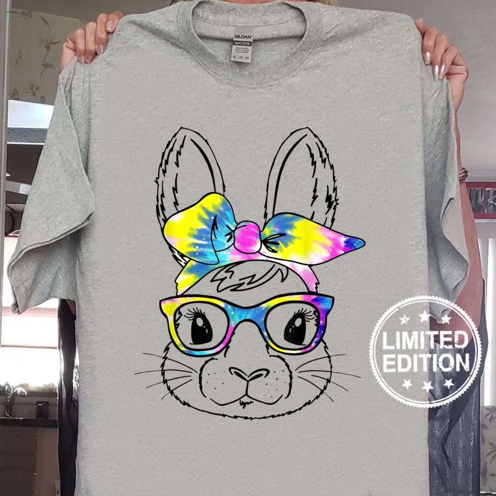 Easter Day 2022 Dy Cute Bunny Face Tie Dye Glasses Kid Shirt Easter Day 2022 Dy Cute Bunny Face Tie Dye Glasses Kid Shirt