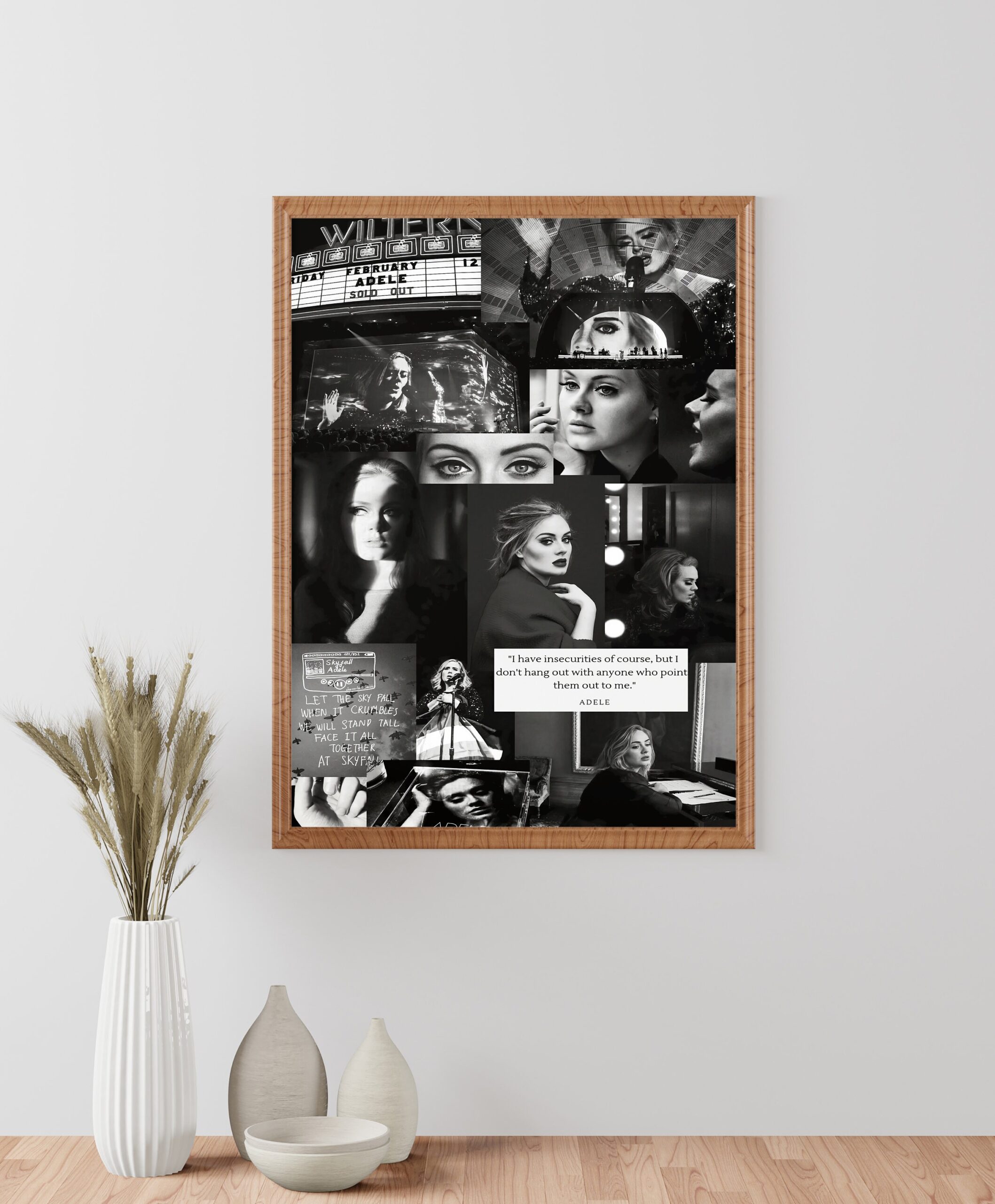 Adele Music Concert Vintage Canvas Poster Adele Music Concert Vintage Canvas Poster