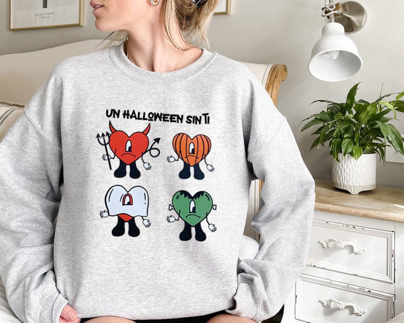 Bad Bunny Halloween Shirt Un Sin Ti Verano Merch Spooky Hoodie Bad Bunny Halloween Shirt Un Sin Ti Verano Merch Spooky Hoodie