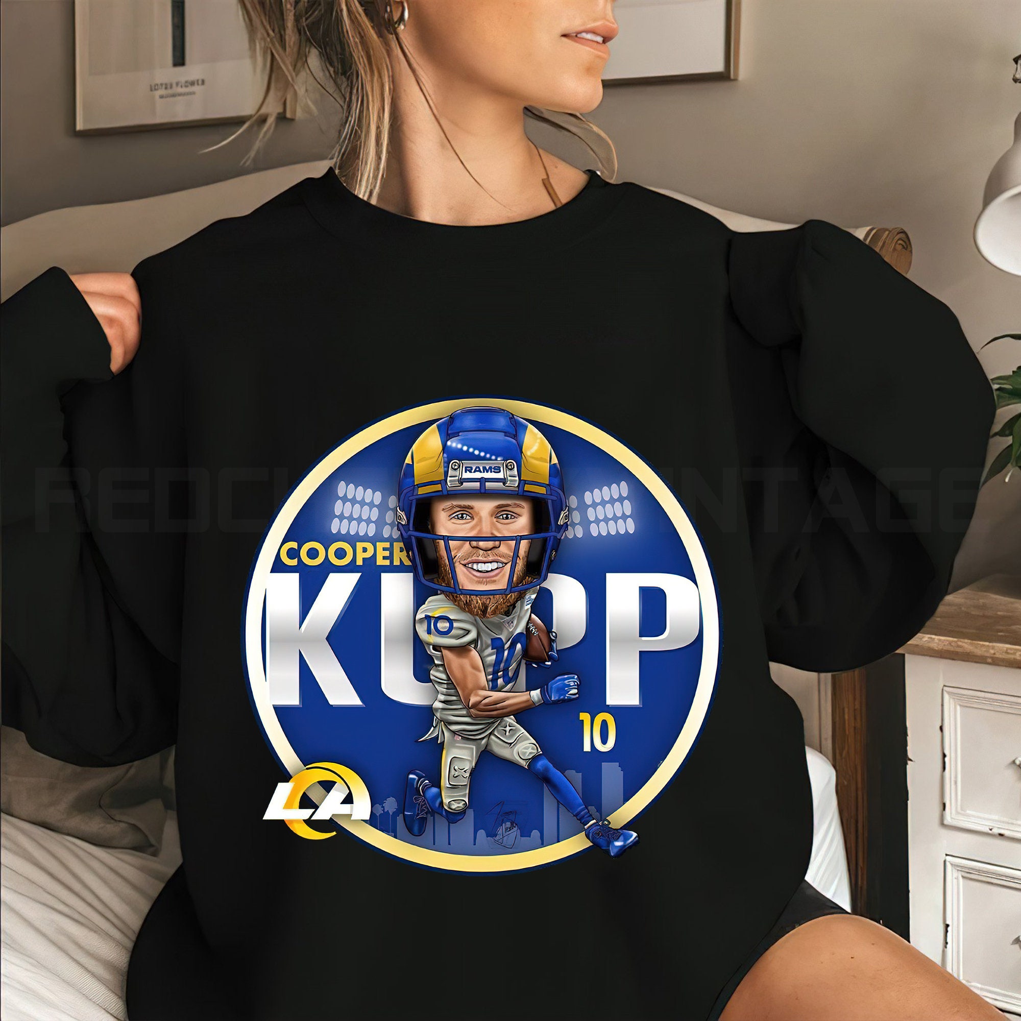 Cooper Kupp La Rams Super Bowl 2022 Champions Sweatshirt Cooper Kupp La Rams Super Bowl 2022 Champions Sweatshirt