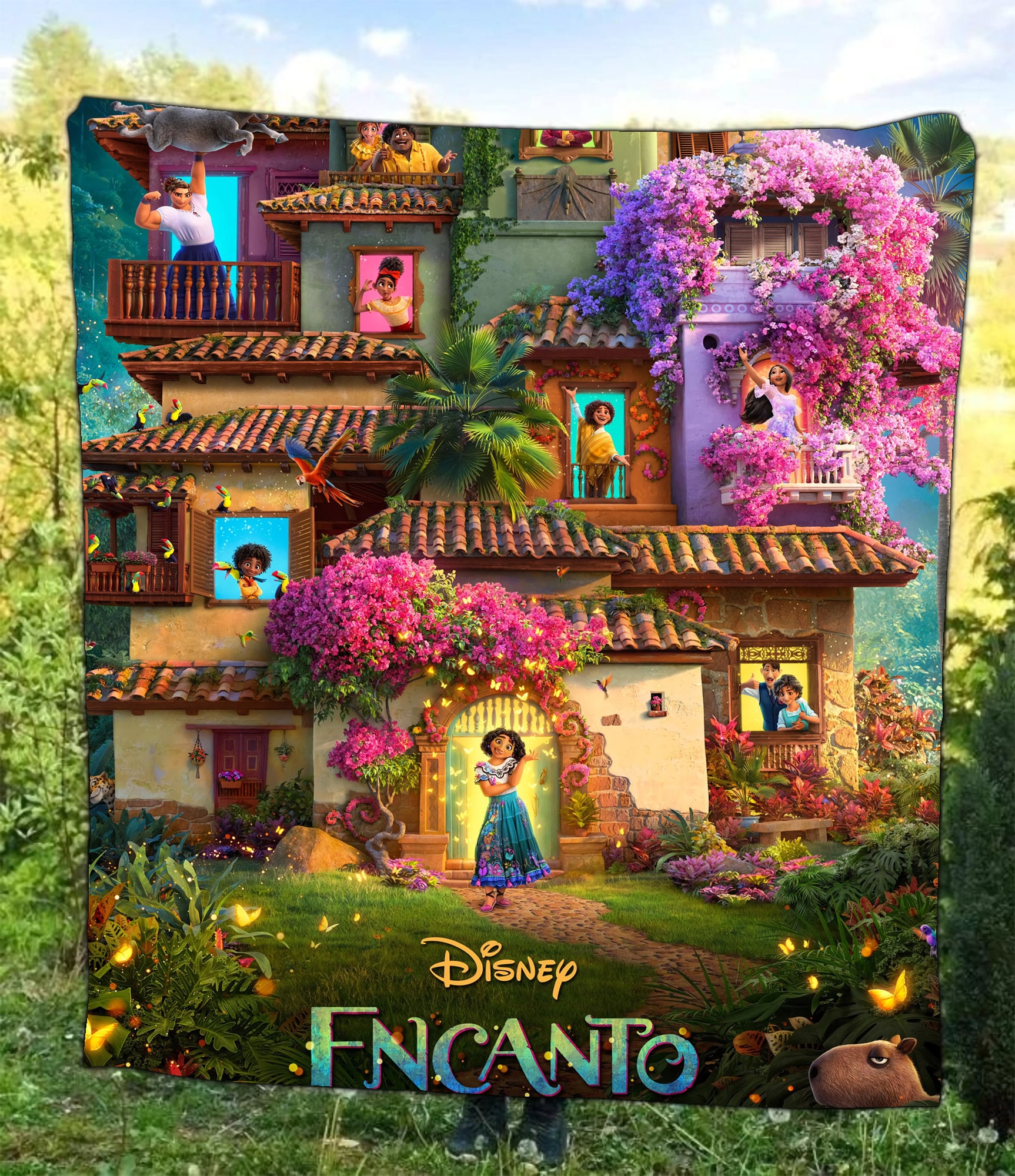 Disney Encanto Movie Quilt Blanket Disney Encanto Movie Quilt Blanket