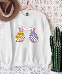 Easters Eggs Skeleton Hand Boobs Sweatshirt