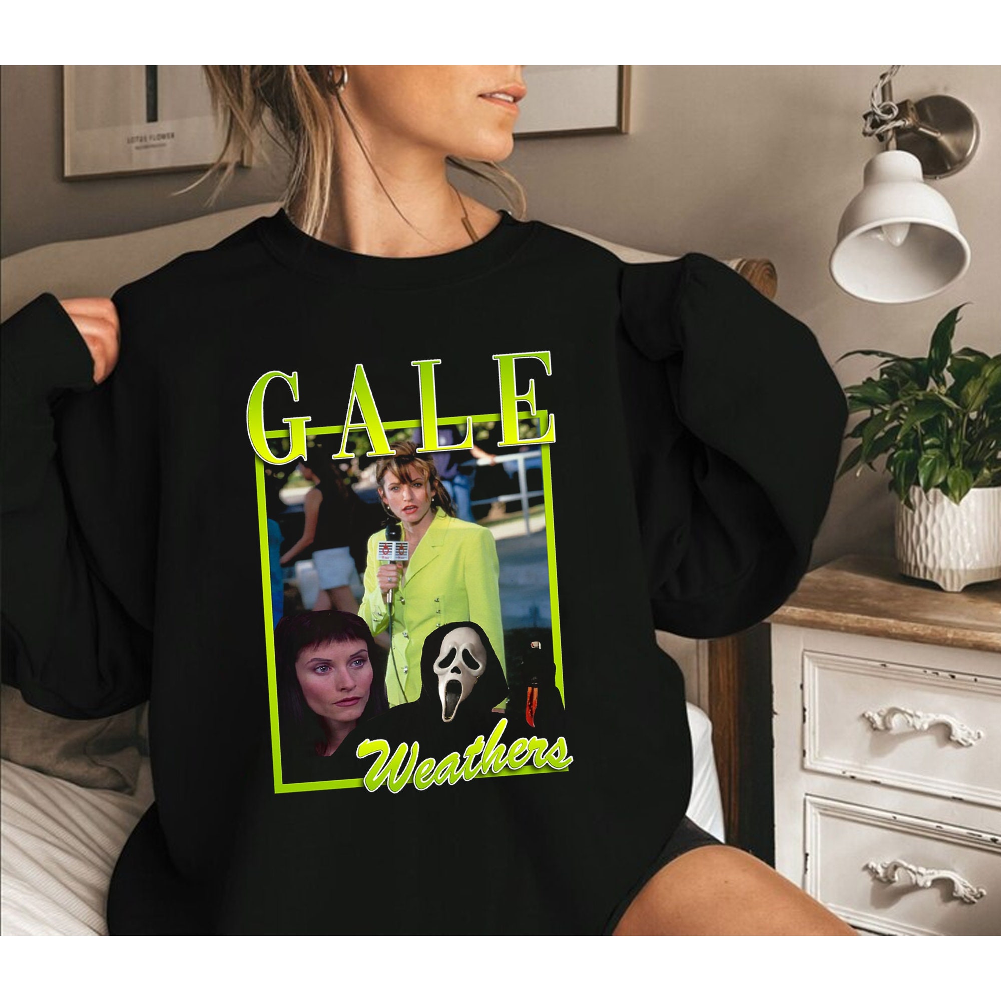 Gale Weathers Scream Movie SweatShirt Gale Weathers Scream Movie SweatShirt