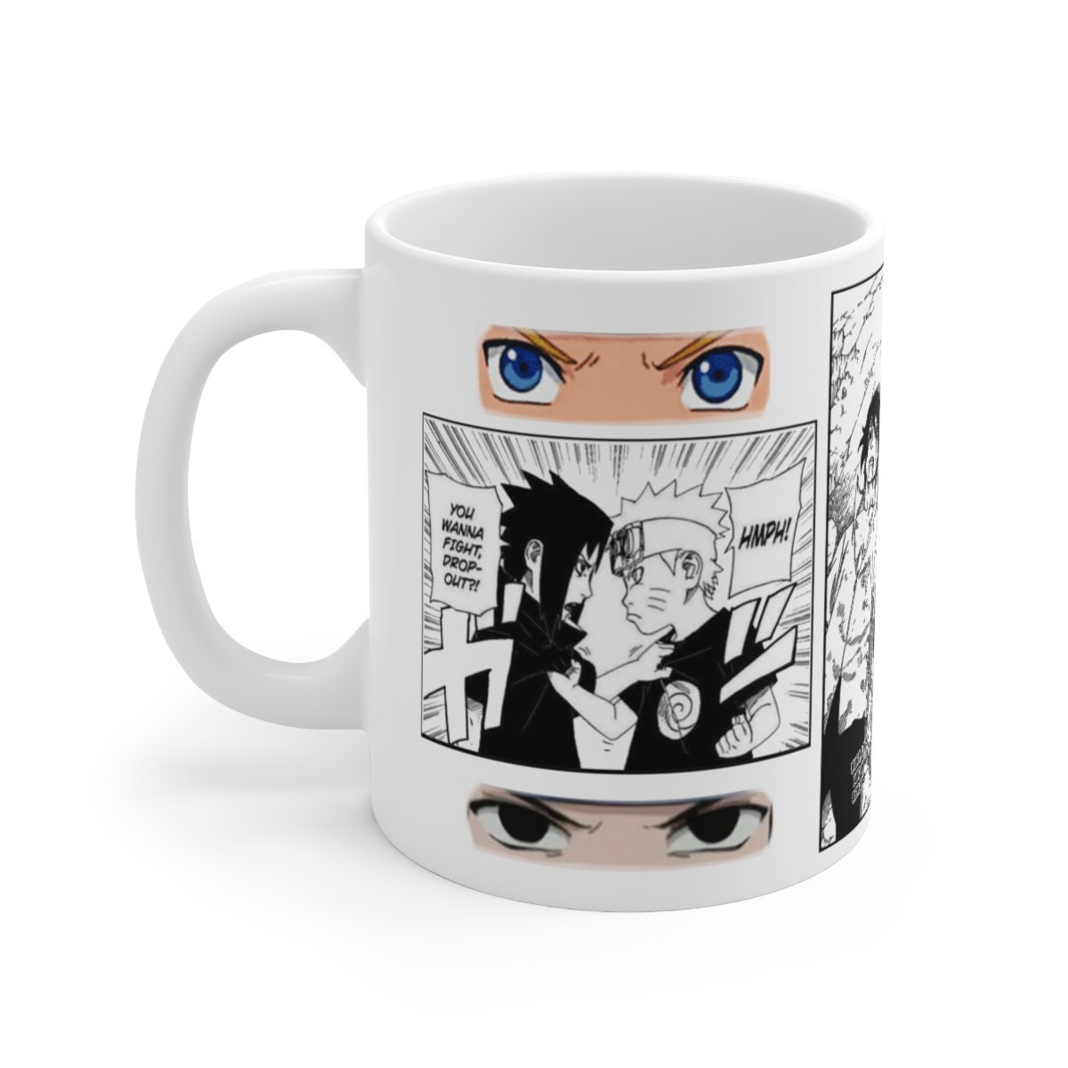 Uzumaki Naruto And Uchiha Sasuke's Emotional Iconic Moment Anime Mug Uzumaki Naruto And Uchiha Sasuke's Emotional Iconic Moment Anime Mug