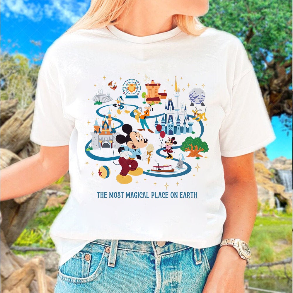 Disney The Most Magical Place On Earth Sweatshirt Disney The Most Magical Place On Earth Sweatshirt