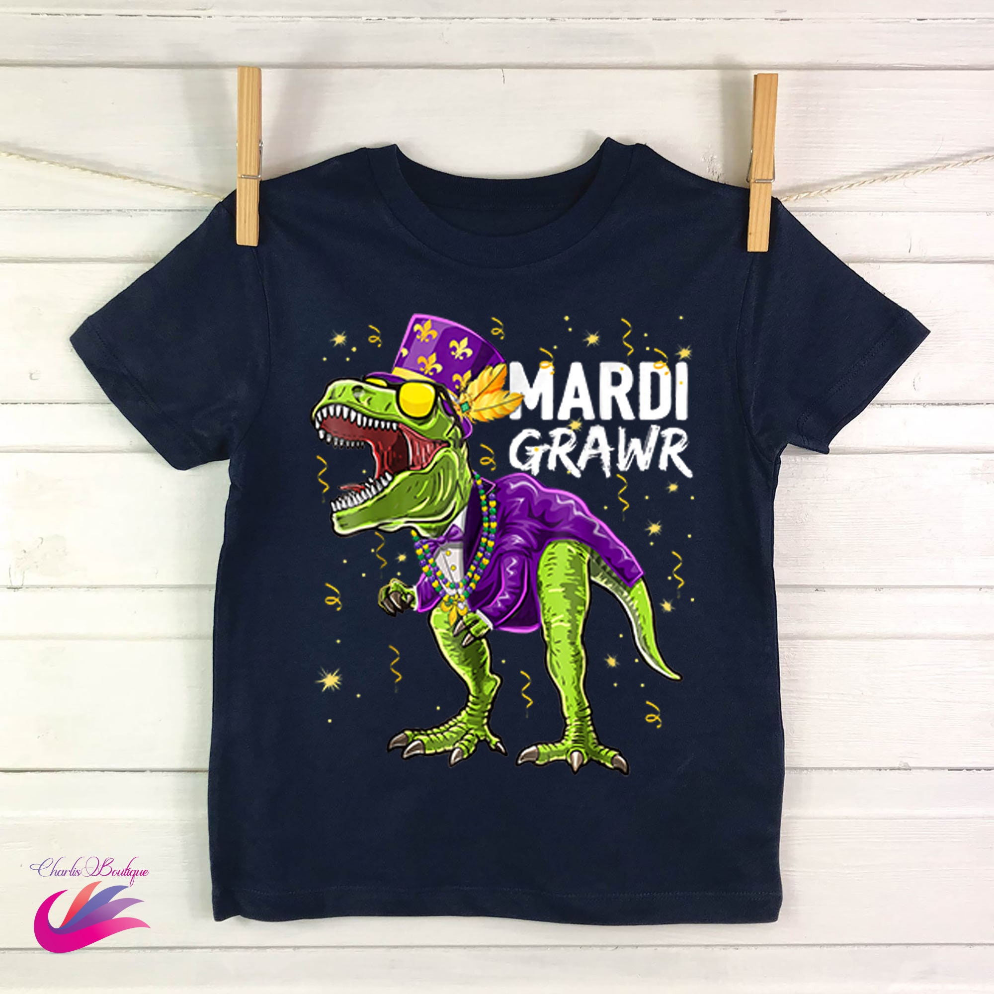 Mardi Gras Dinosaur Shirt Mardi Gras Dinosaur Shirt