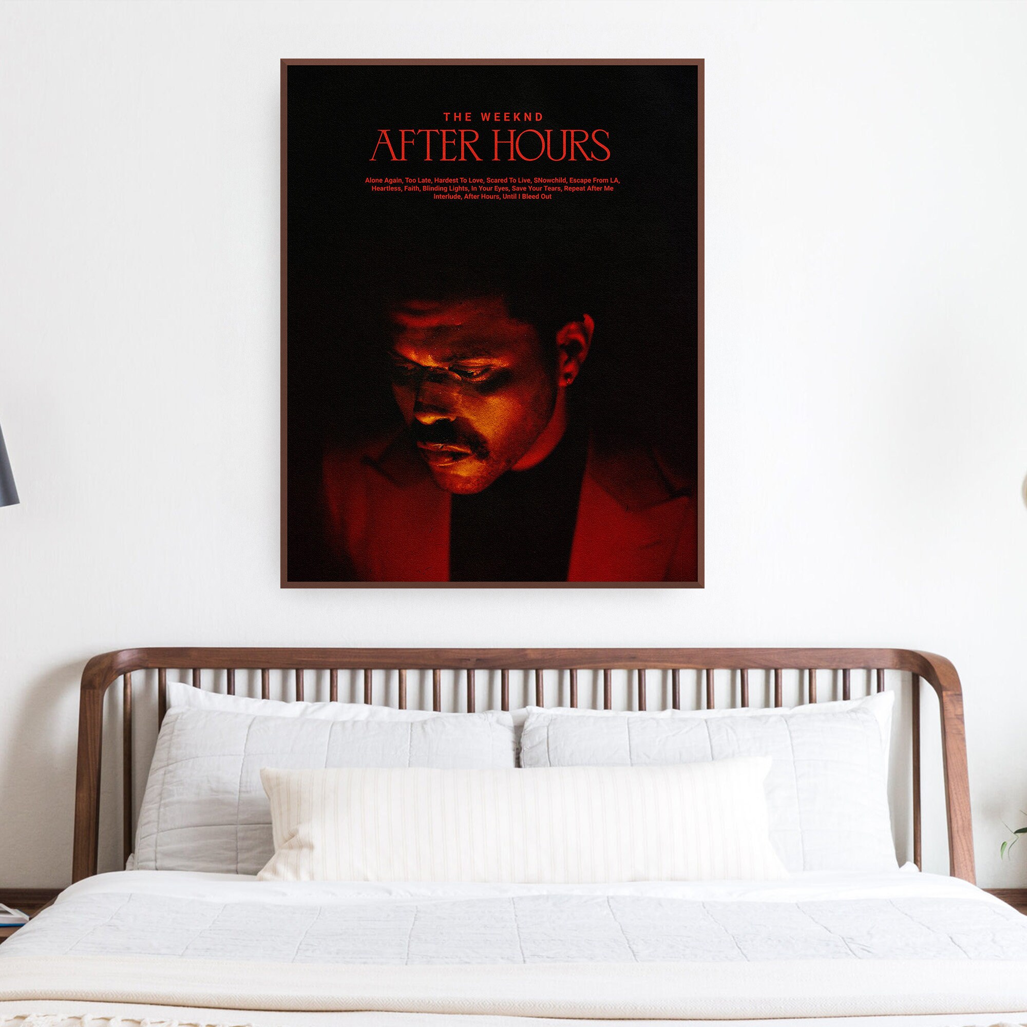 The Weeknd After Hours Album Canvas Poster Print The Weeknd After Hours Album Canvas Poster Print