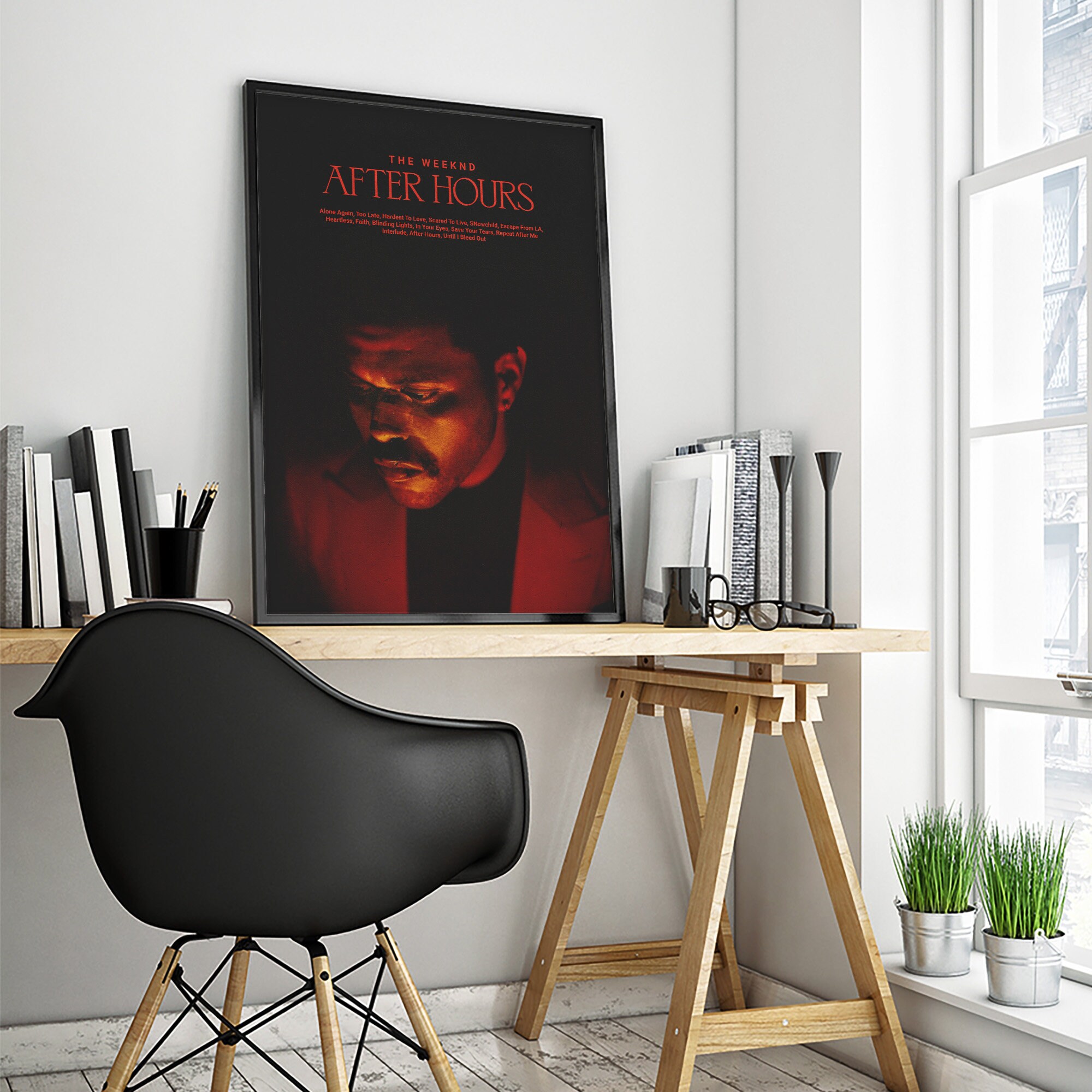 The Weeknd After Hours Album Canvas Poster Print The Weeknd After Hours Album Canvas Poster Print