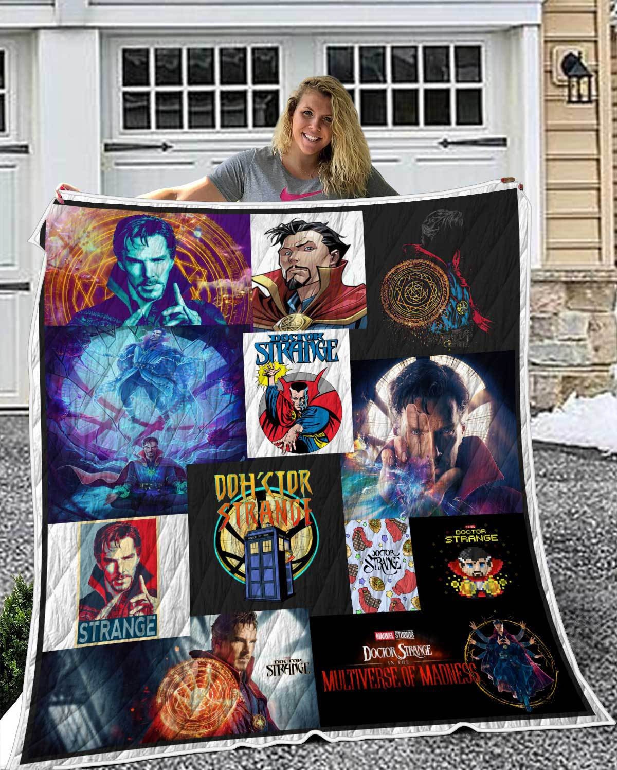Doctor Strange In The Multiverse Of Madness Fleece Blanket Doctor Strange In The Multiverse Of Madness Fleece Blanket