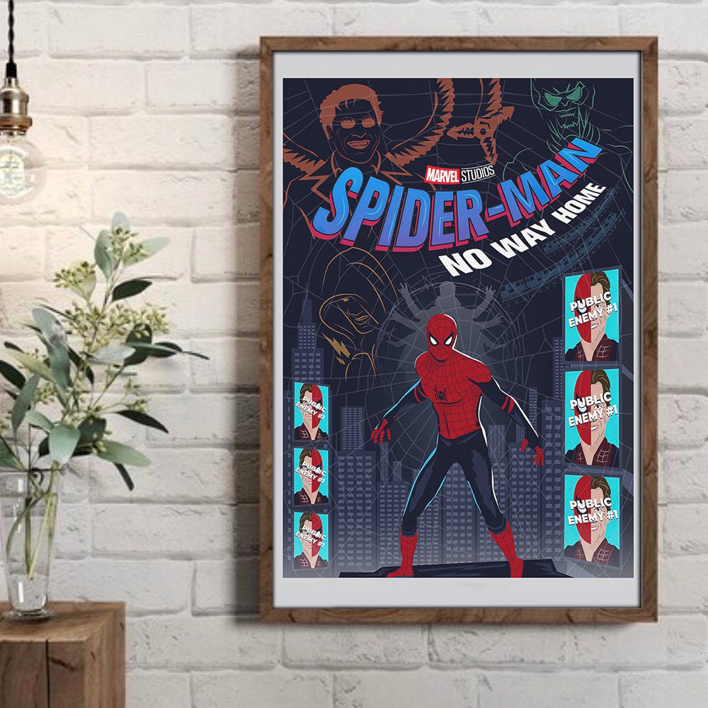 Spider-Man No Way Home Marvel Poster Spider-Man No Way Home Marvel Poster