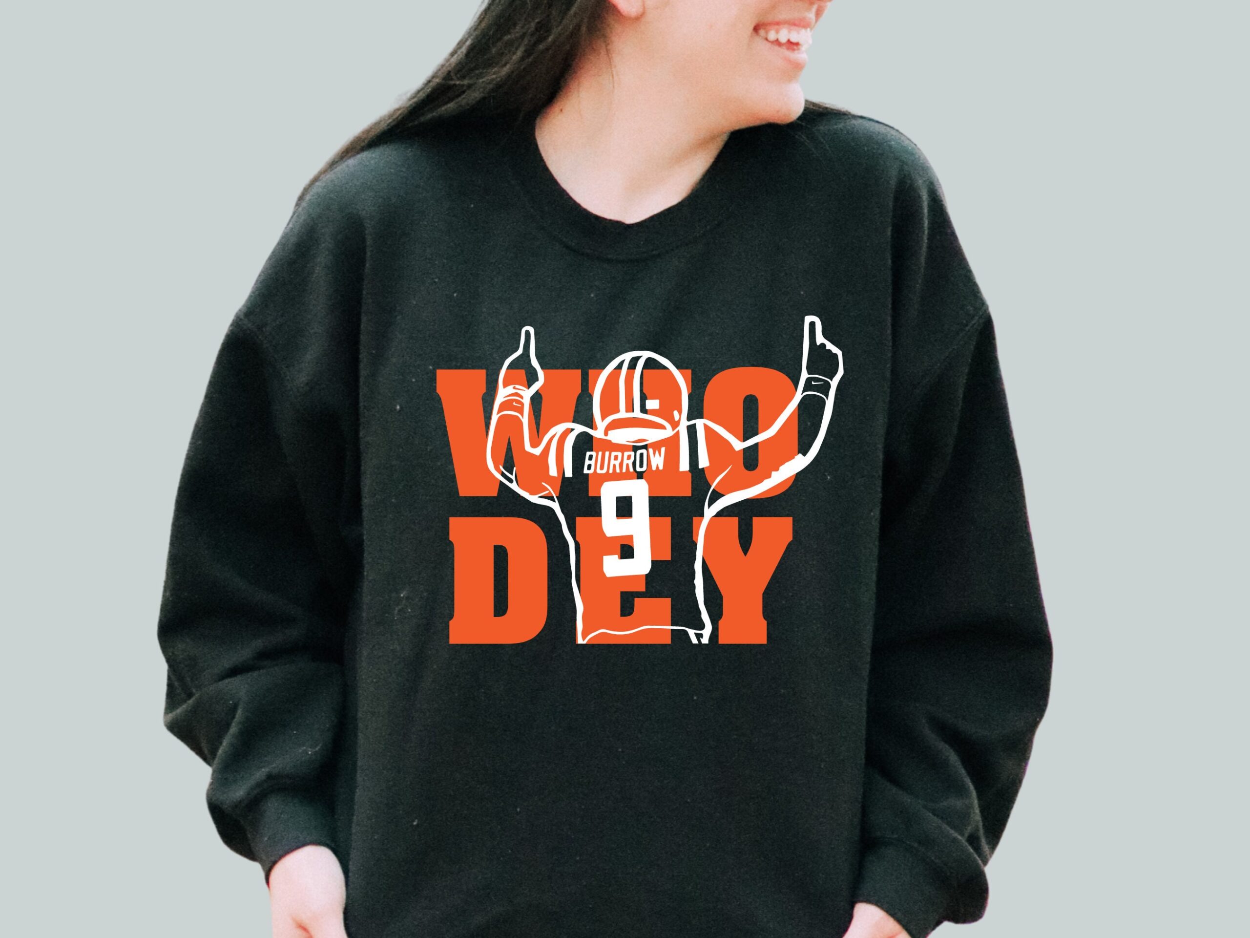 Joe Burrow Who Dey Crewneck Sweatshirt Joe Burrow Who Dey Crewneck Sweatshirt