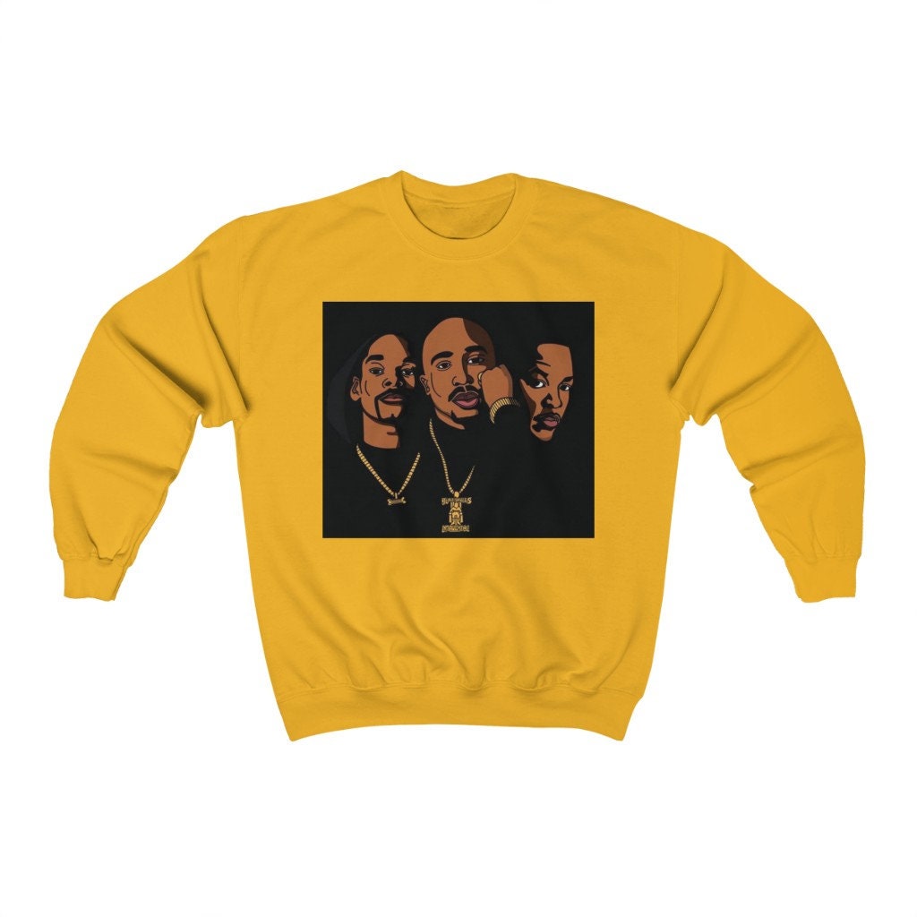 West Coast Tupac Snoop Dogg Sweatshirt Death Row Records West Coast Tupac Snoop Dogg Sweatshirt Death Row Records