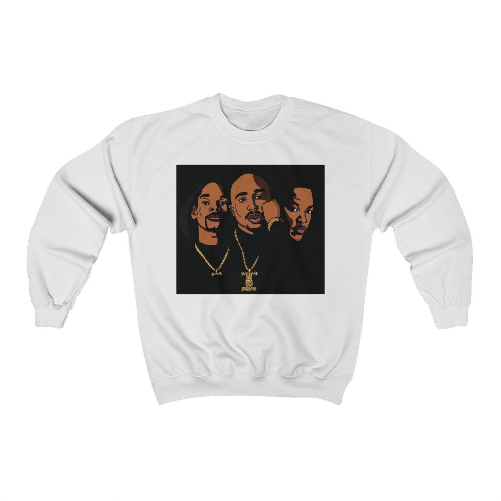 West Coast Tupac Snoop Dogg Sweatshirt Death Row Records West Coast Tupac Snoop Dogg Sweatshirt Death Row Records