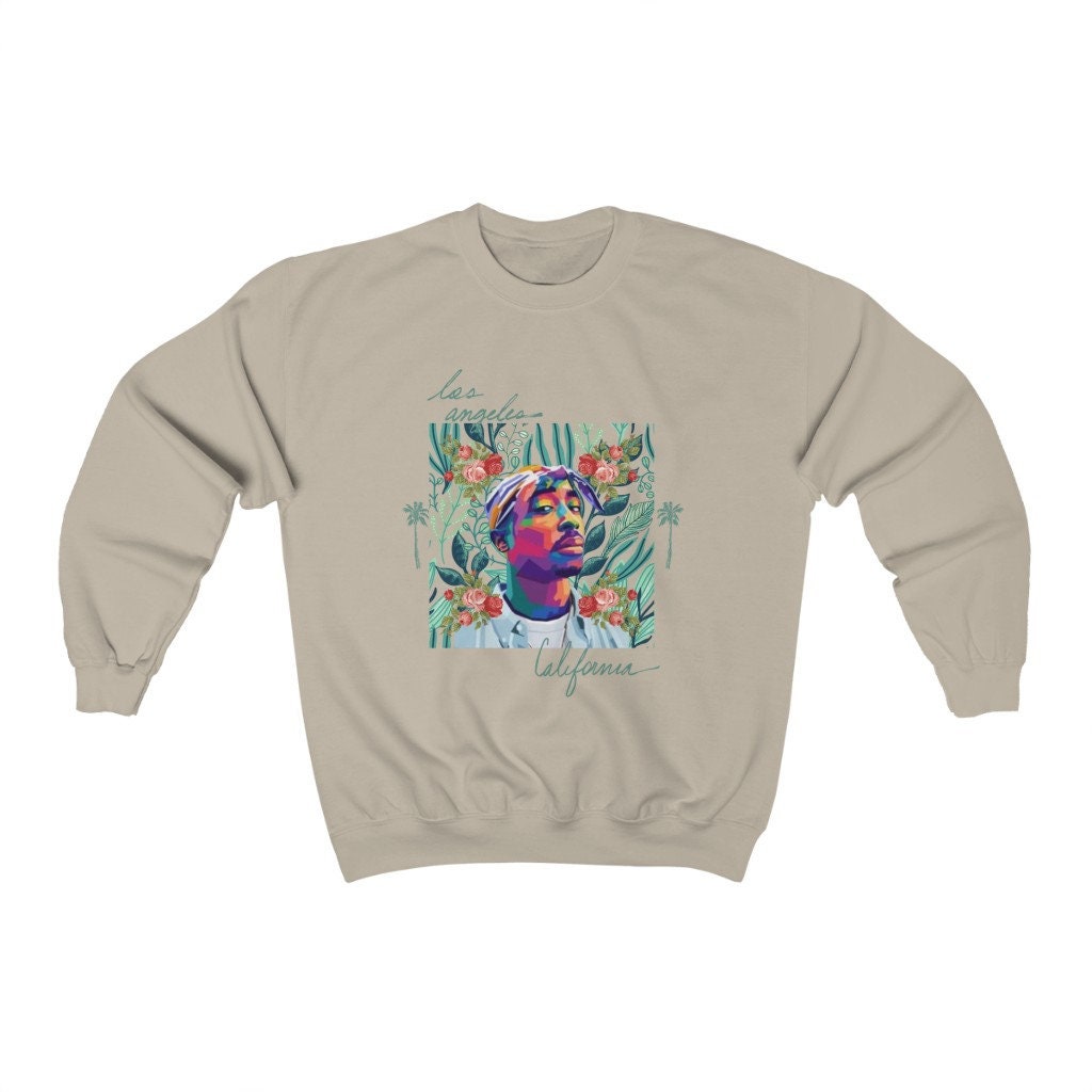 Floral Vintage Tupac Art Poetic Justice Sweatshirt Floral Vintage Tupac Art Poetic Justice Sweatshirt