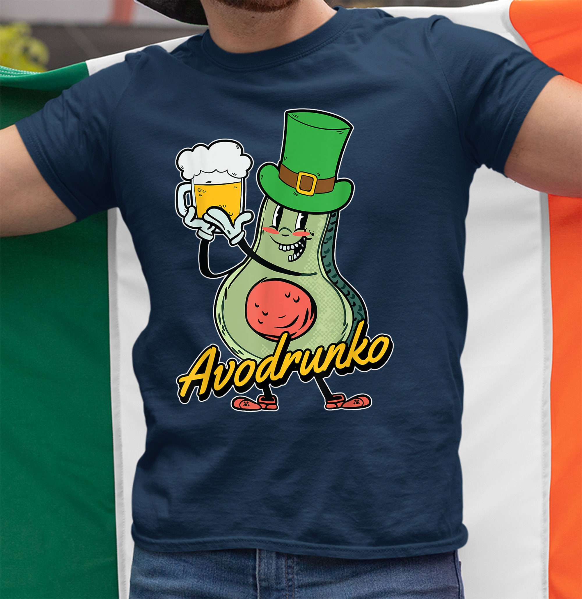 Avocado Drinking Beer St Patricks Day Tshirt Avocado Drinking Beer St Patricks Day Tshirt