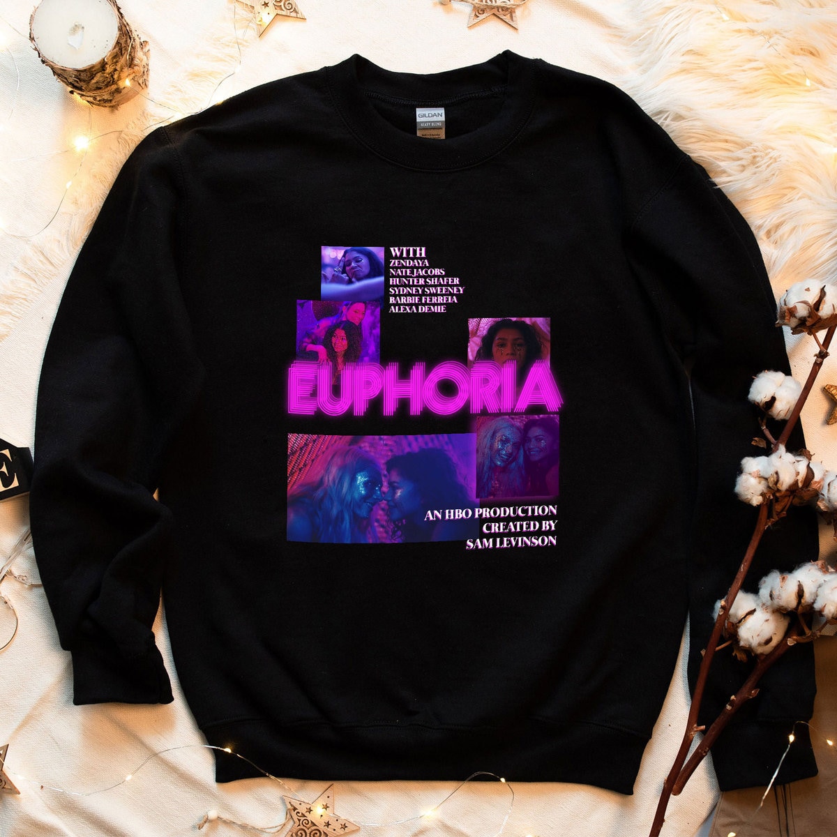 Vintage Euphoria Season 2 TV Show Zendaya T Shirt Vintage Euphoria Season 2 TV Show Zendaya T Shirt