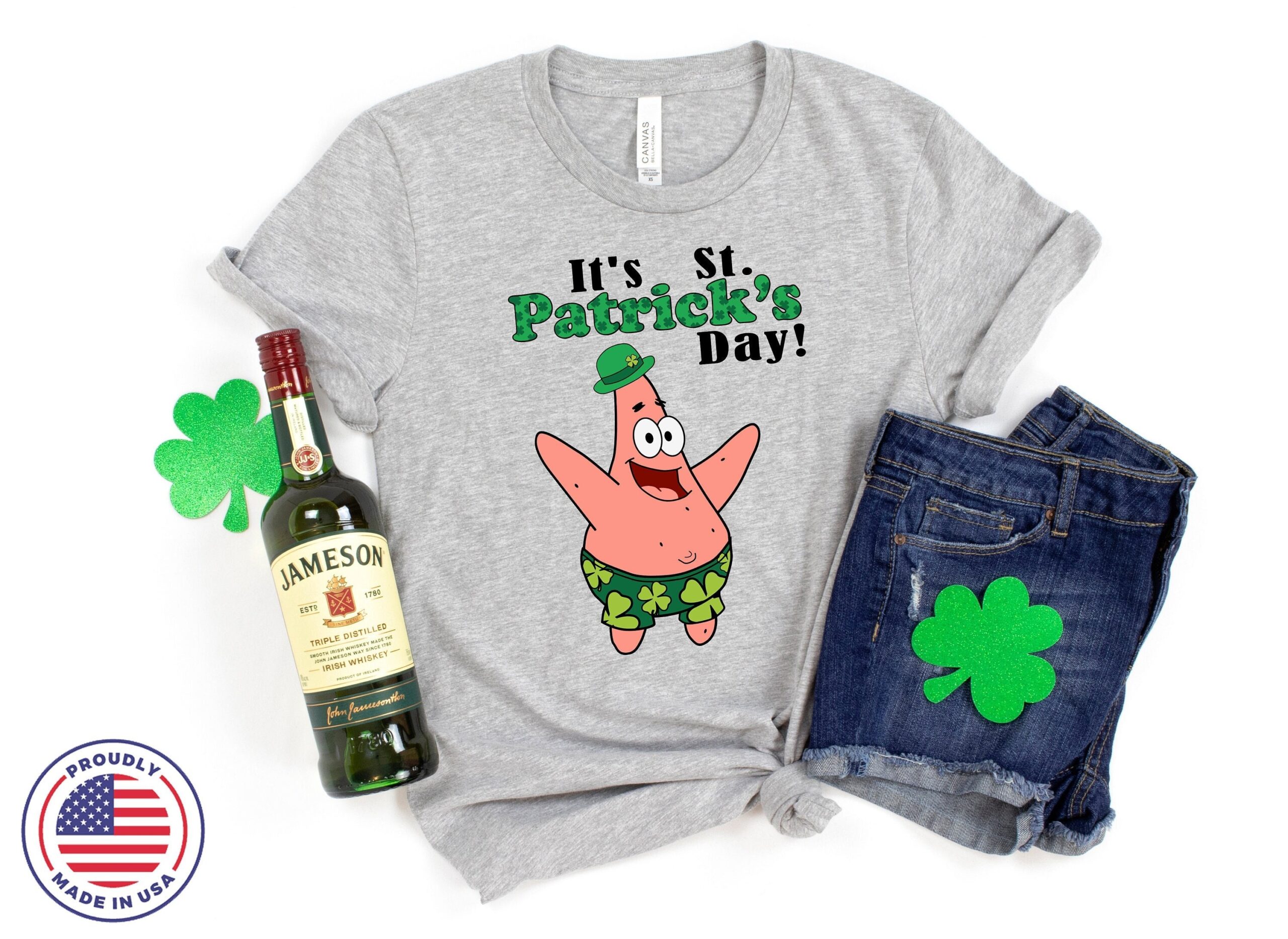 SpongeBob St Patricks Day Family Matching Shirt SpongeBob St Patricks Day Family Matching Shirt