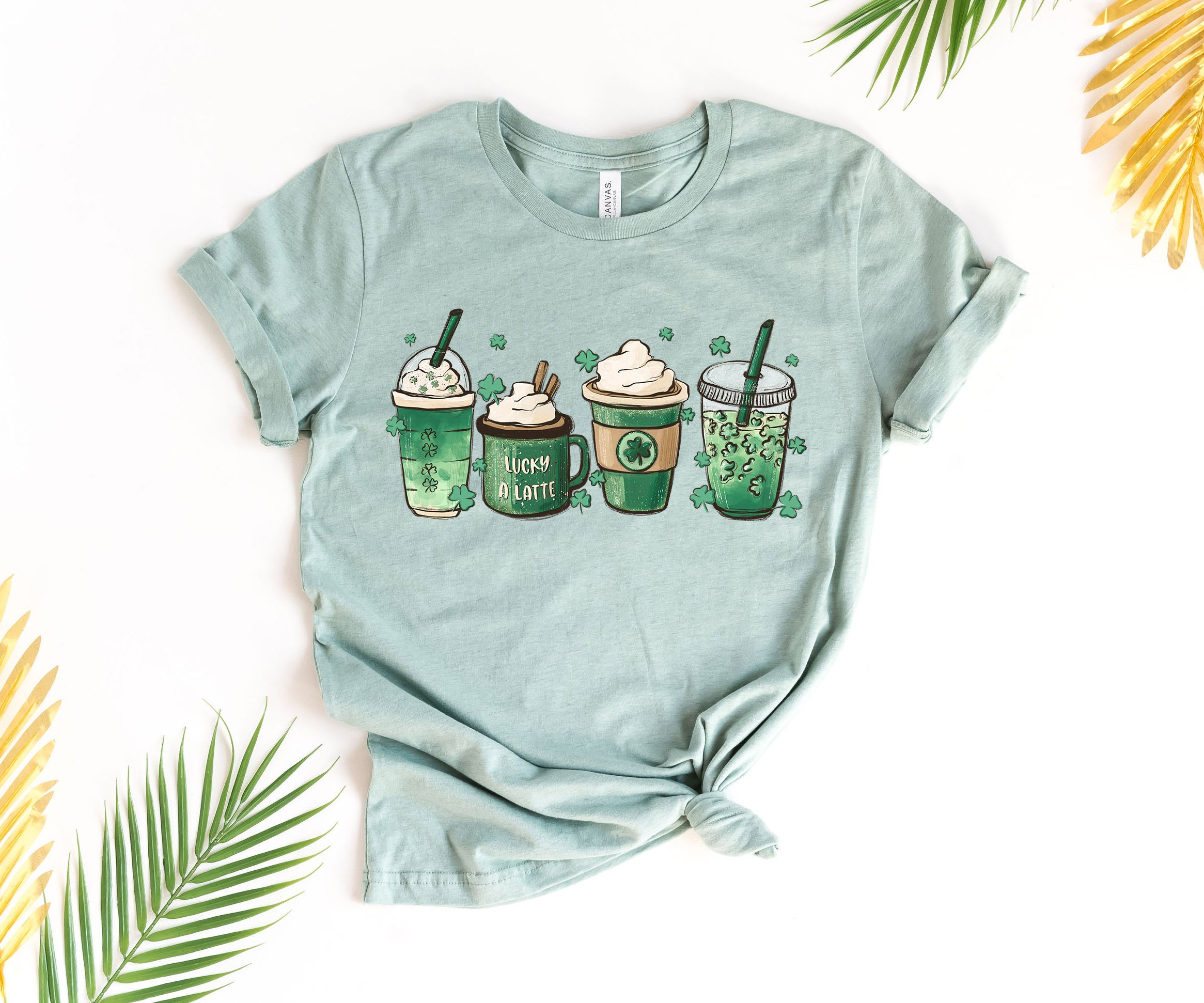 St Patricks Day Lucky A Latte Shirt St Patricks Day Lucky A Latte Shirt