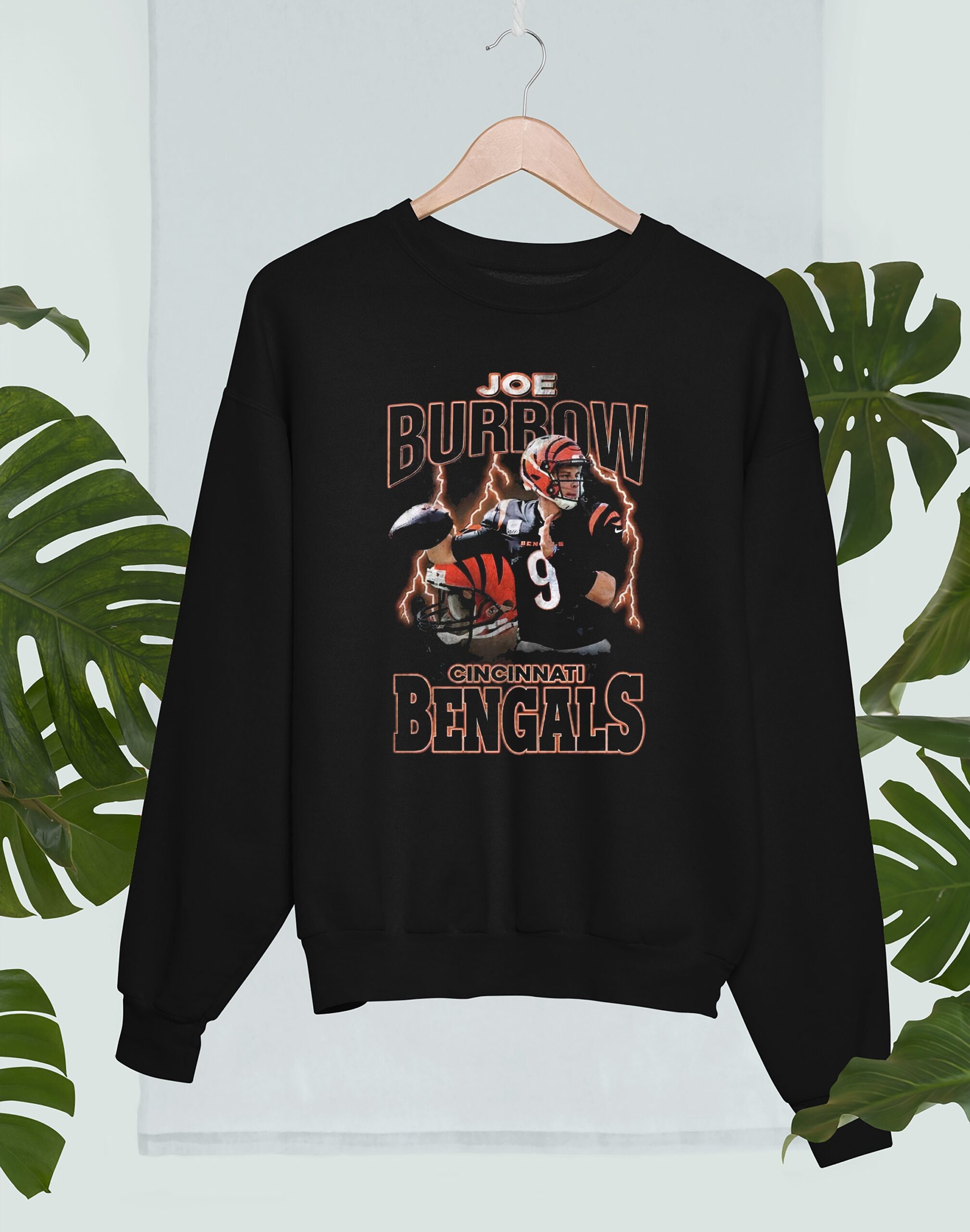 Joe Burrow Cincinnati Bengals NFL Graphic SweatShirt Joe Burrow Cincinnati Bengals NFL Graphic SweatShirt
