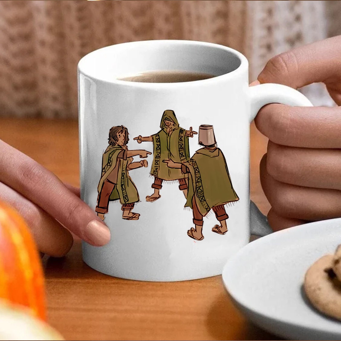 Funny Three Bruno Pointing Coffee Mug Funny Three Bruno Pointing Coffee Mug