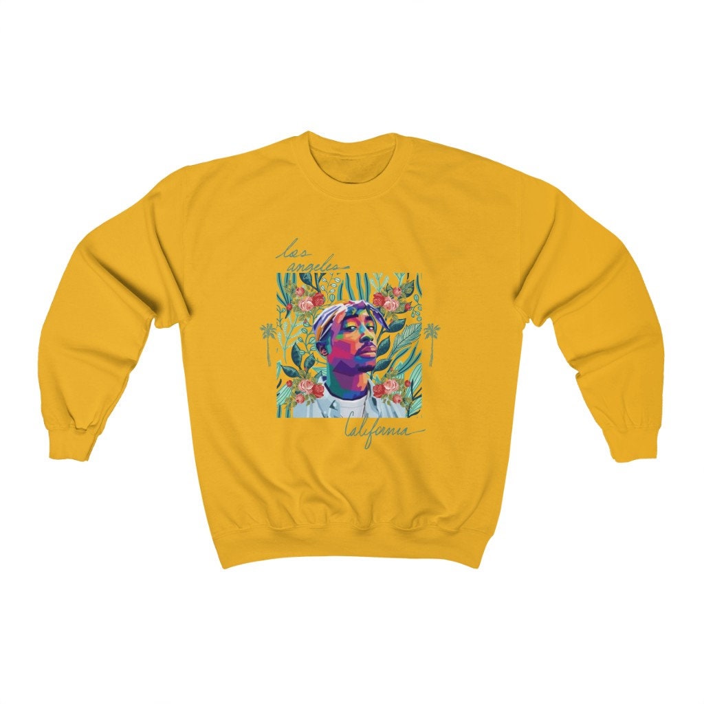Floral Vintage Tupac Art Poetic Justice Sweatshirt Floral Vintage Tupac Art Poetic Justice Sweatshirt