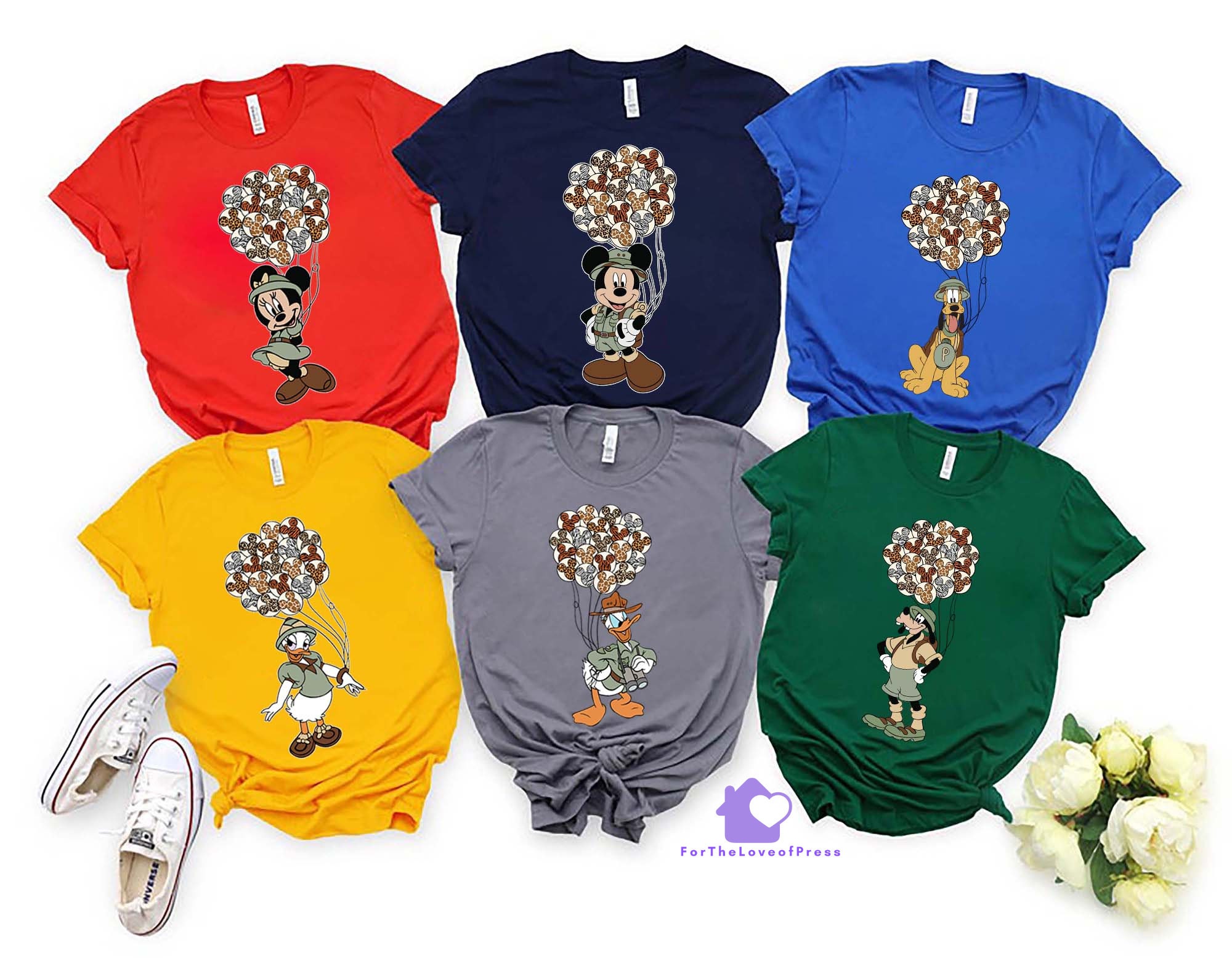 Disney Animal Kingdom Mickey And Friends Balloons Shirt Disney Animal Kingdom Mickey And Friends Balloons Shirt
