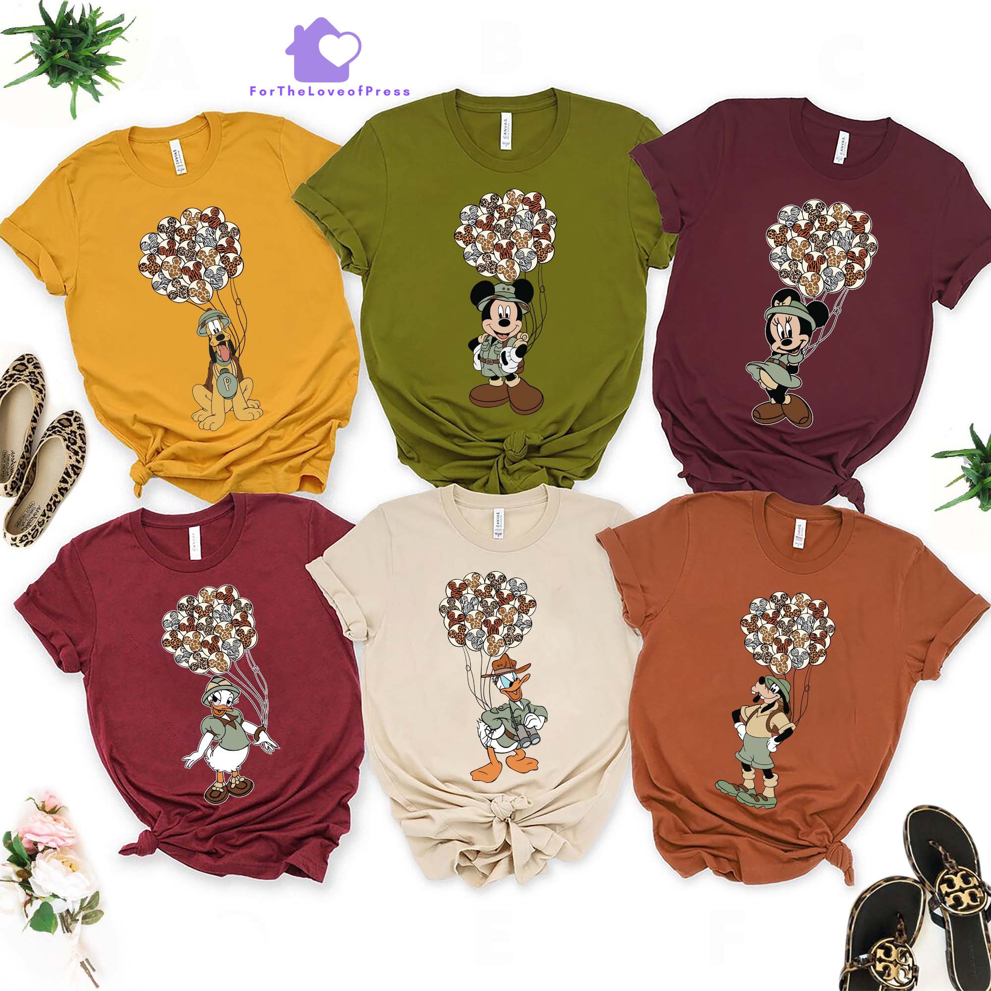 Disney Animal Kingdom Mickey And Friends Balloons Shirt Disney Animal Kingdom Mickey And Friends Balloons Shirt