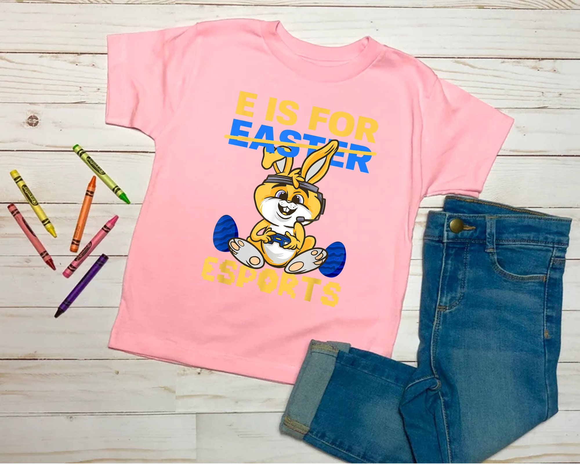 Funny Easter Gamer E Is For Esports Shirt Funny Easter Gamer E Is For Esports Shirt