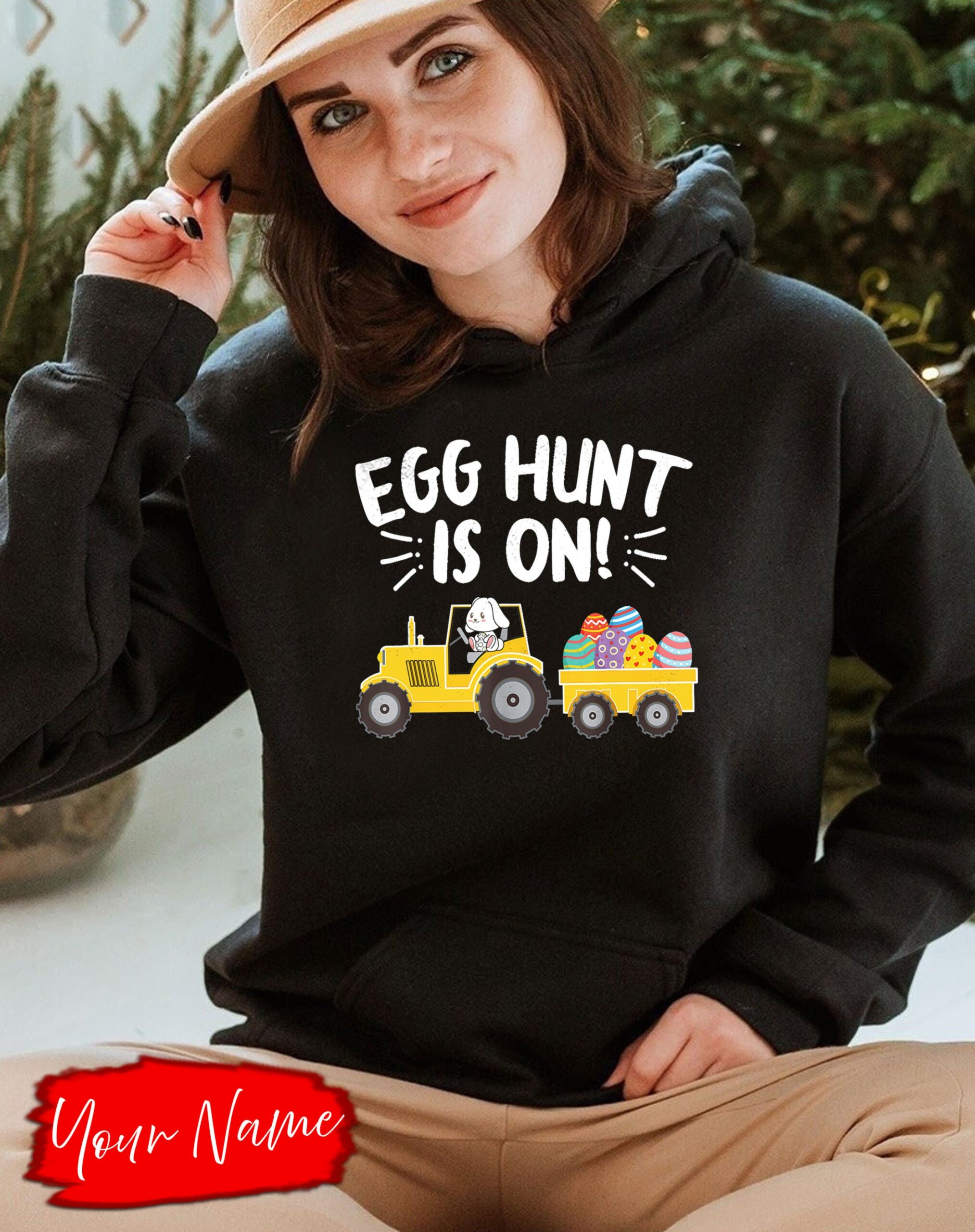 Easter Truck Egg Hunt Is On Sweatshirt Easter Truck Egg Hunt Is On Sweatshirt