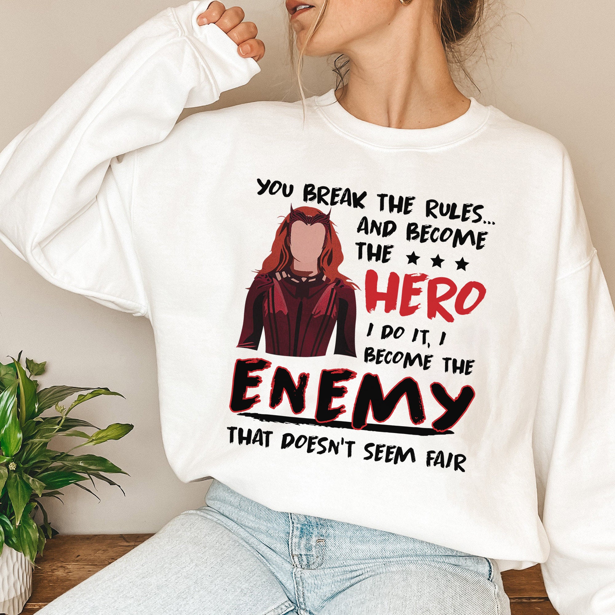Scarlet Witch Marvel Doctor Strange 2 Sweatshirt Scarlet Witch Marvel Doctor Strange 2 Sweatshirt