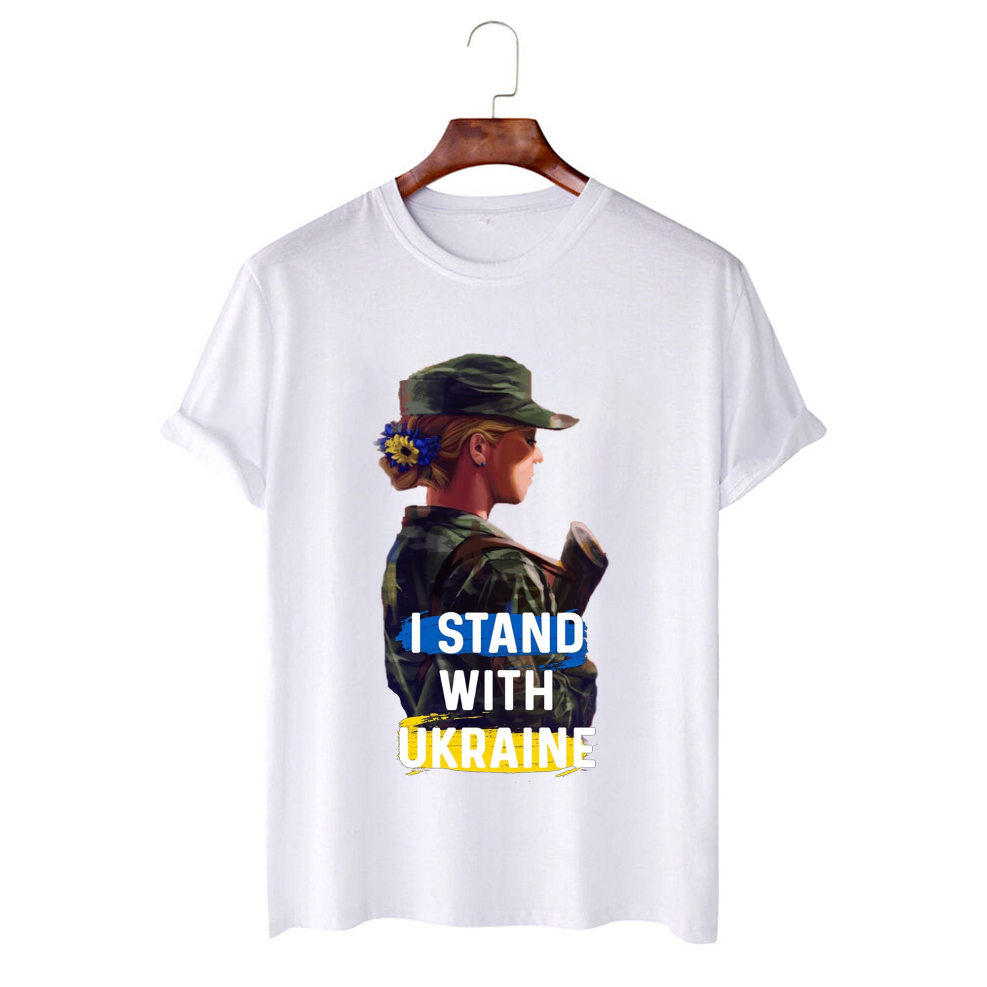 I Stand With Ukraine Proud Ukrainian Girl Shirt I Stand With Ukraine Proud Ukrainian Girl Shirt