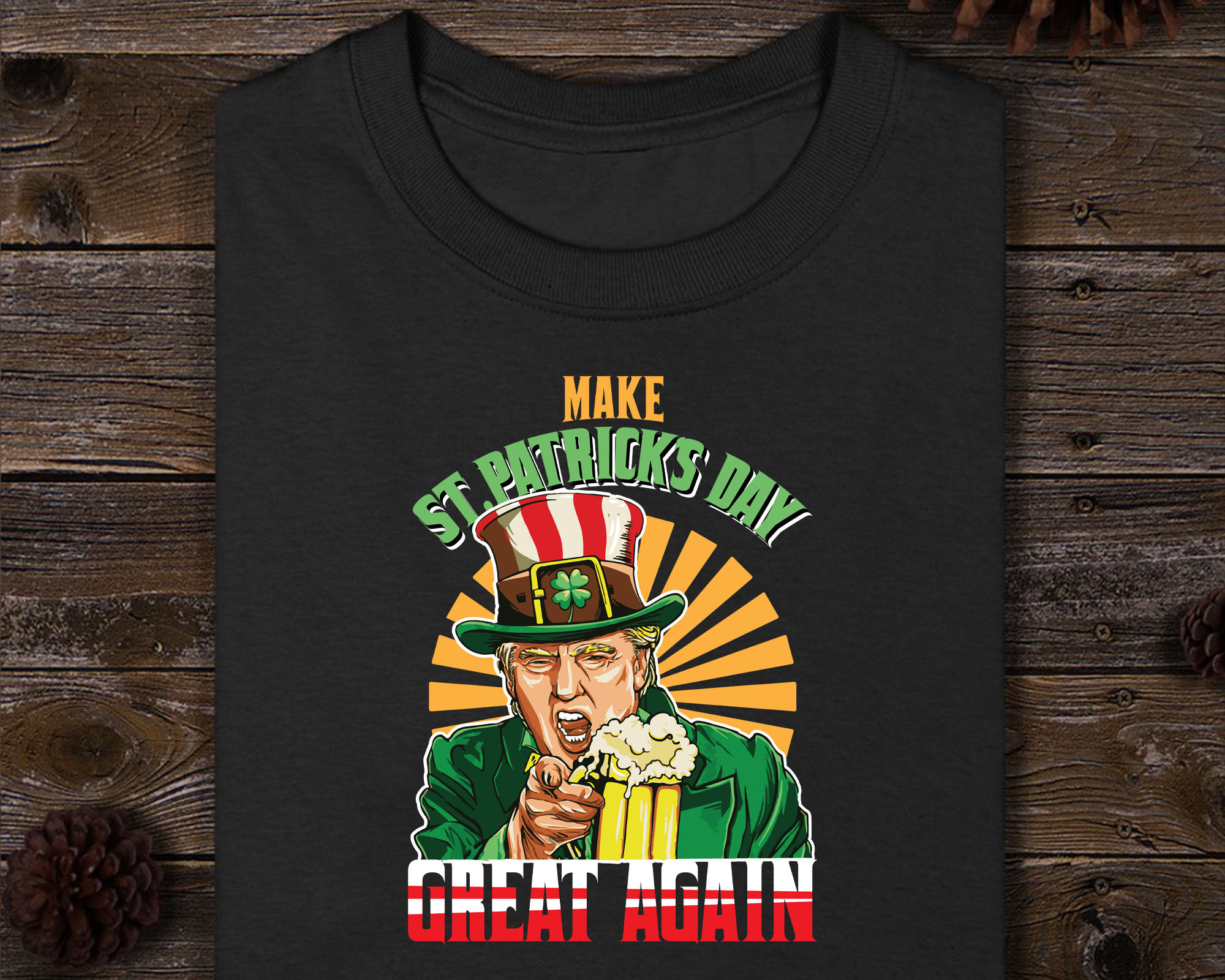 Donald Trump Make St. Patrick's Day Great Again Beer T-Shirt Donald Trump Make St. Patrick's Day Great Again Beer T-Shirt